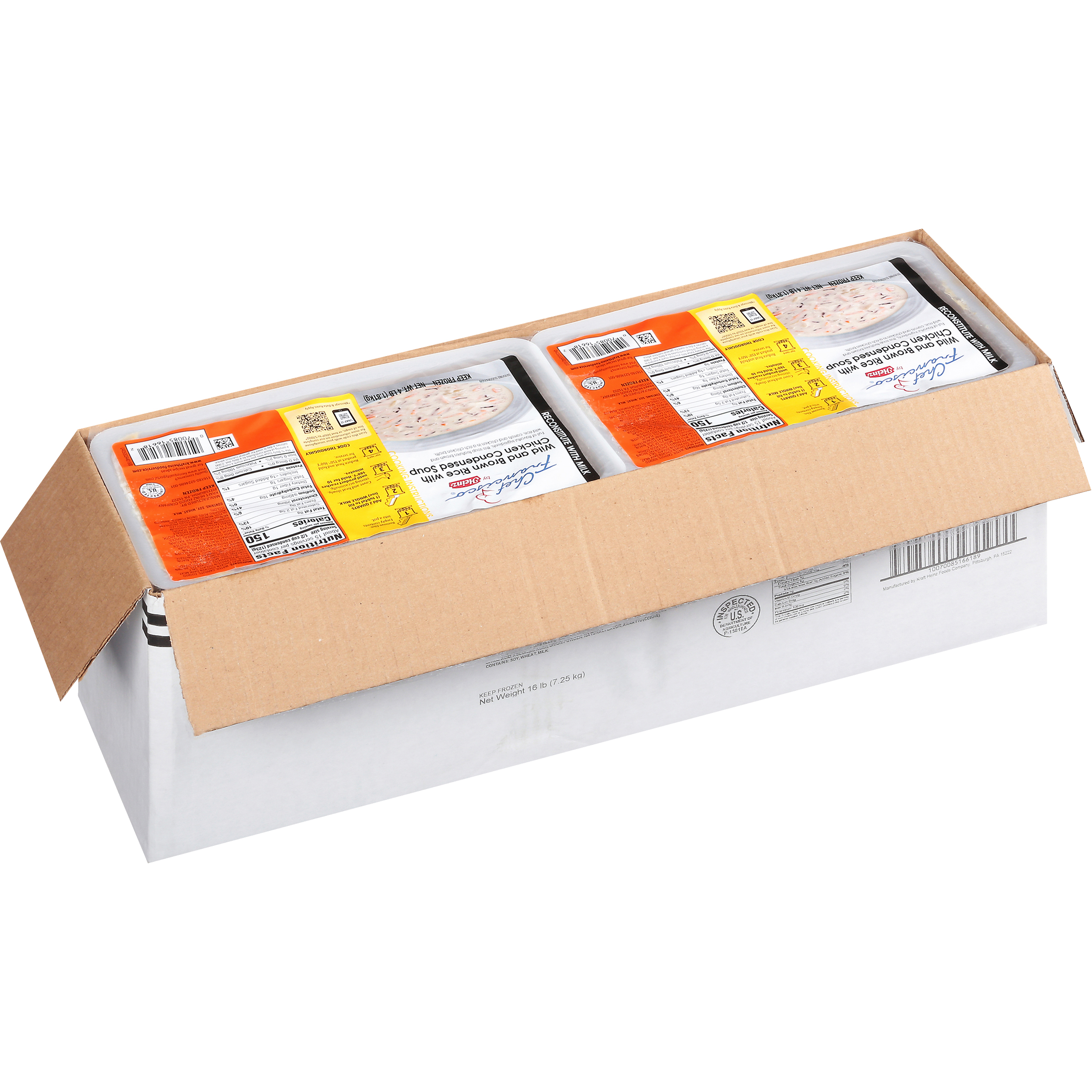 Chef Francisco Wild & Brown Rice with Chicken Soup, 4/4 lb Case