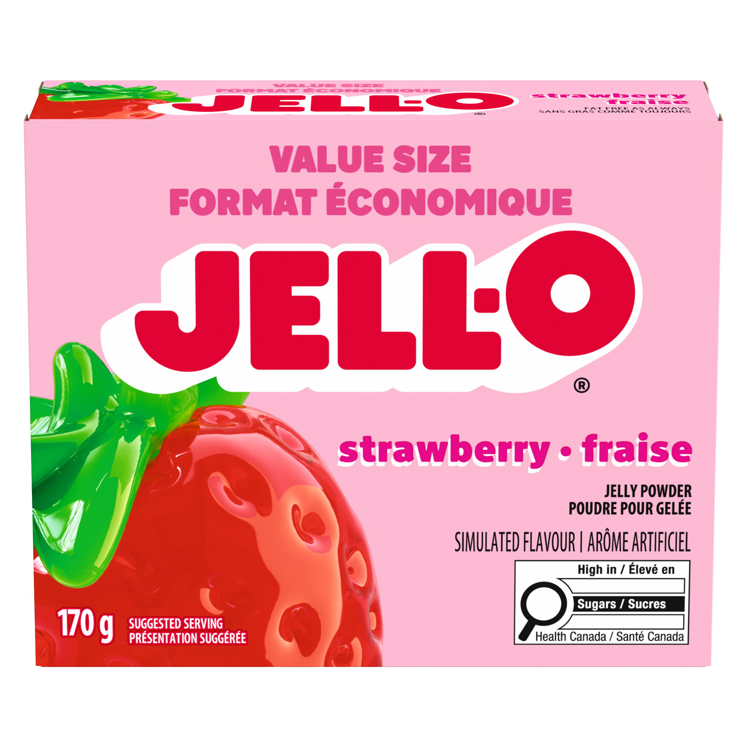Strawberry Jelly Powder Mix, Value Size | Jell-O | Canada