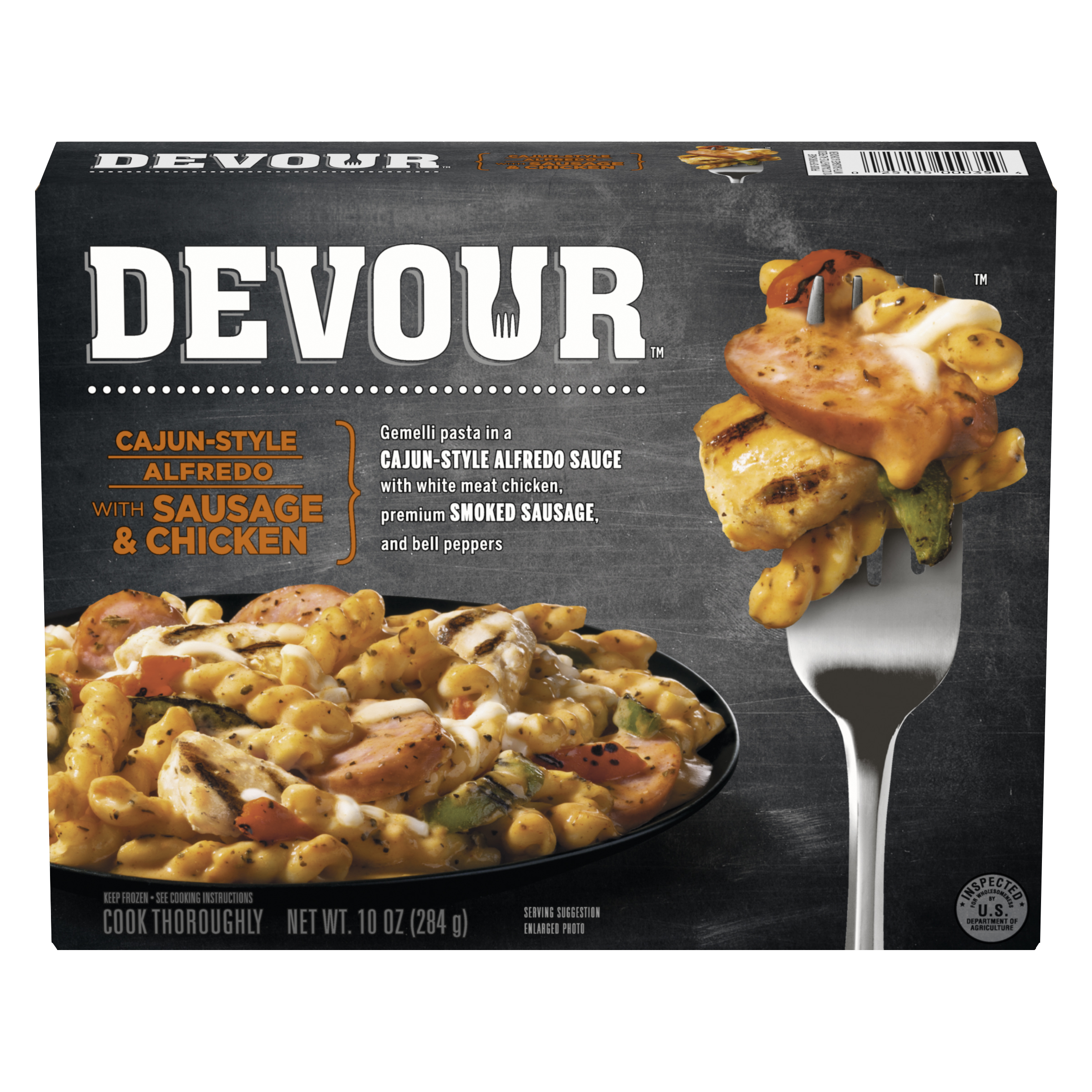 Cajun-Style Alfredo with Smoked Sausage & Chicken Frozen Meal