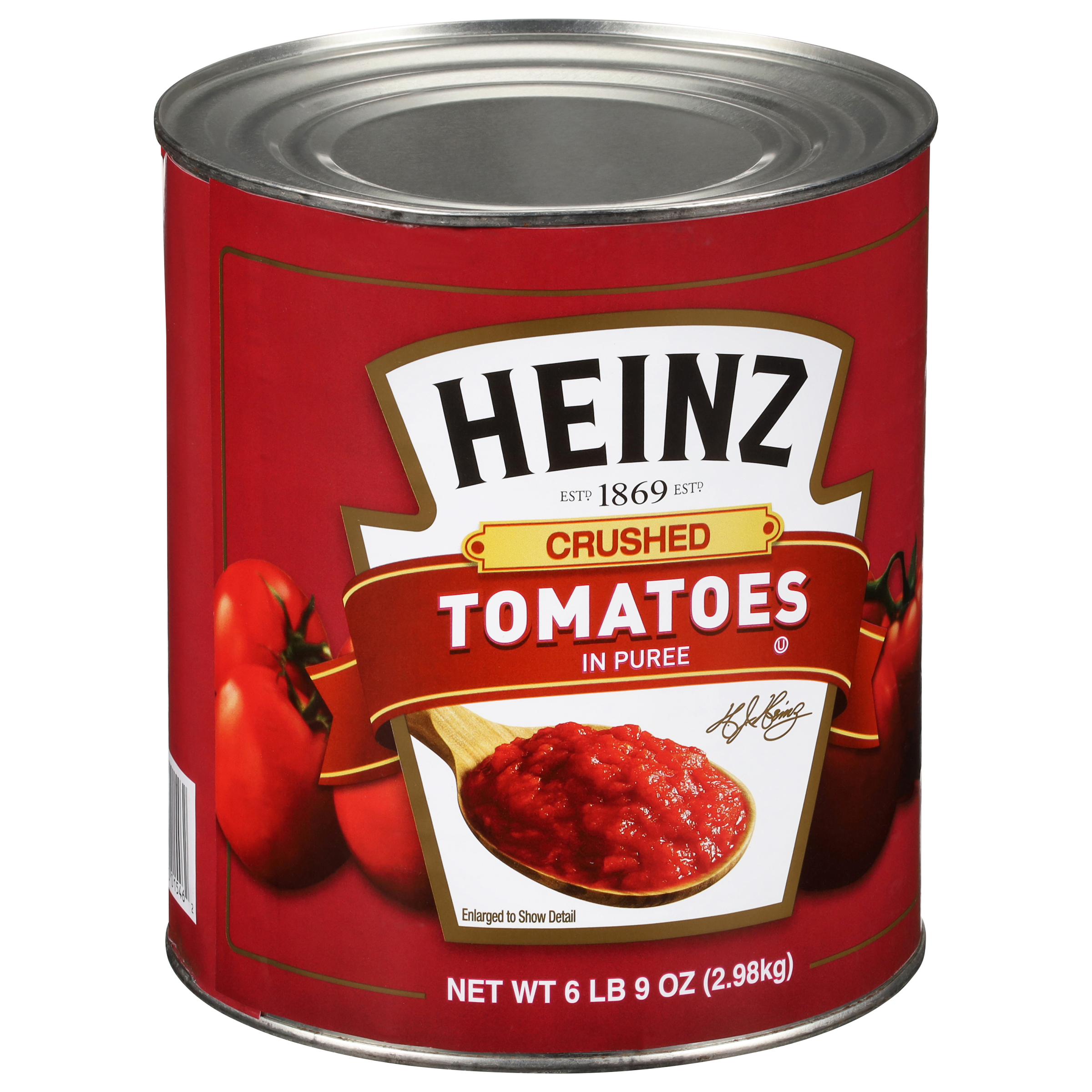 Heinz Crushed Tomatoes in Puree, 6/105 oz Case (Can), 6.563 LB