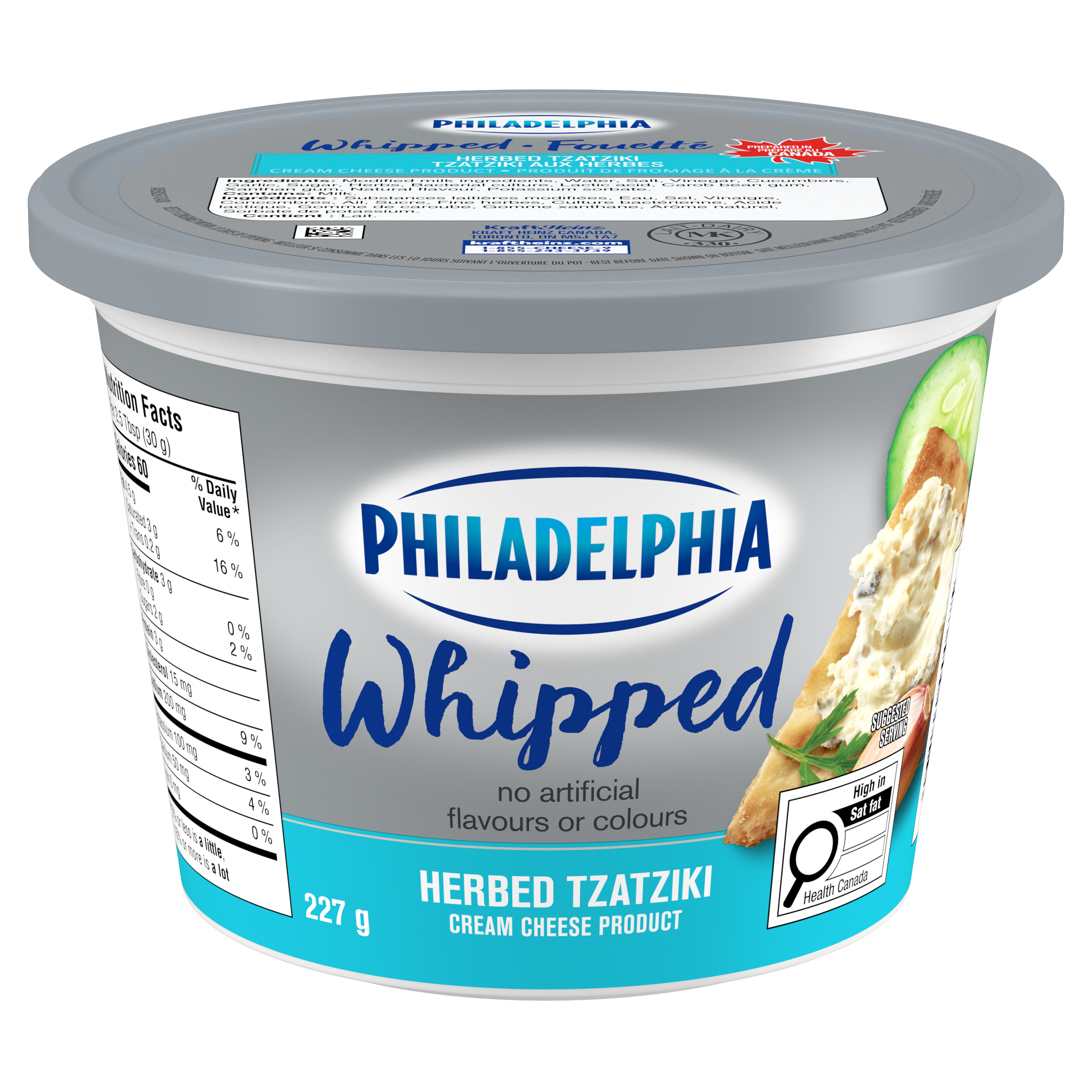 Herbed Tzatziki Whipped Cream Cheese Product | Philadelphia