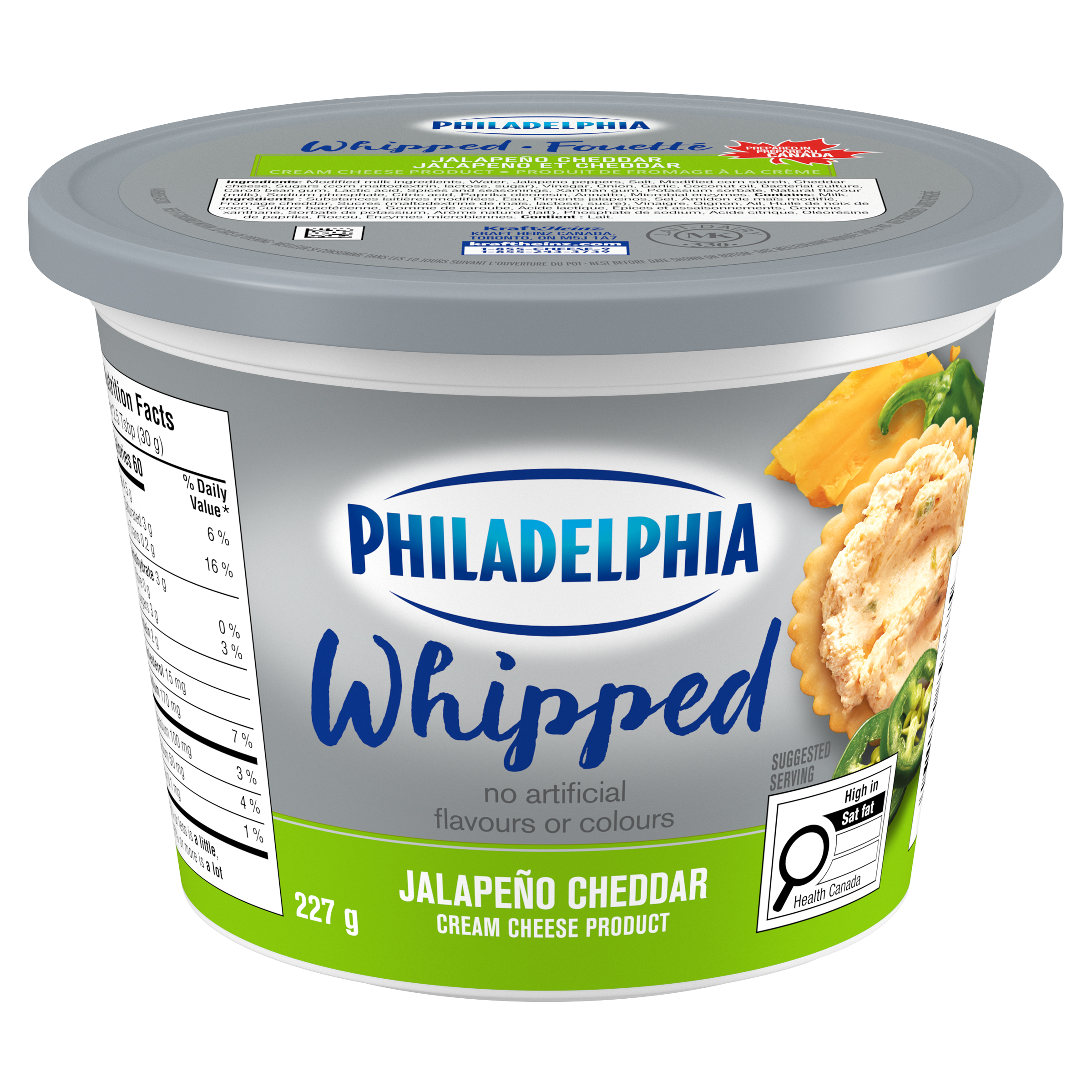 Whipped Jalapeno Cheddar Cream Cheese Product | Philadelphia