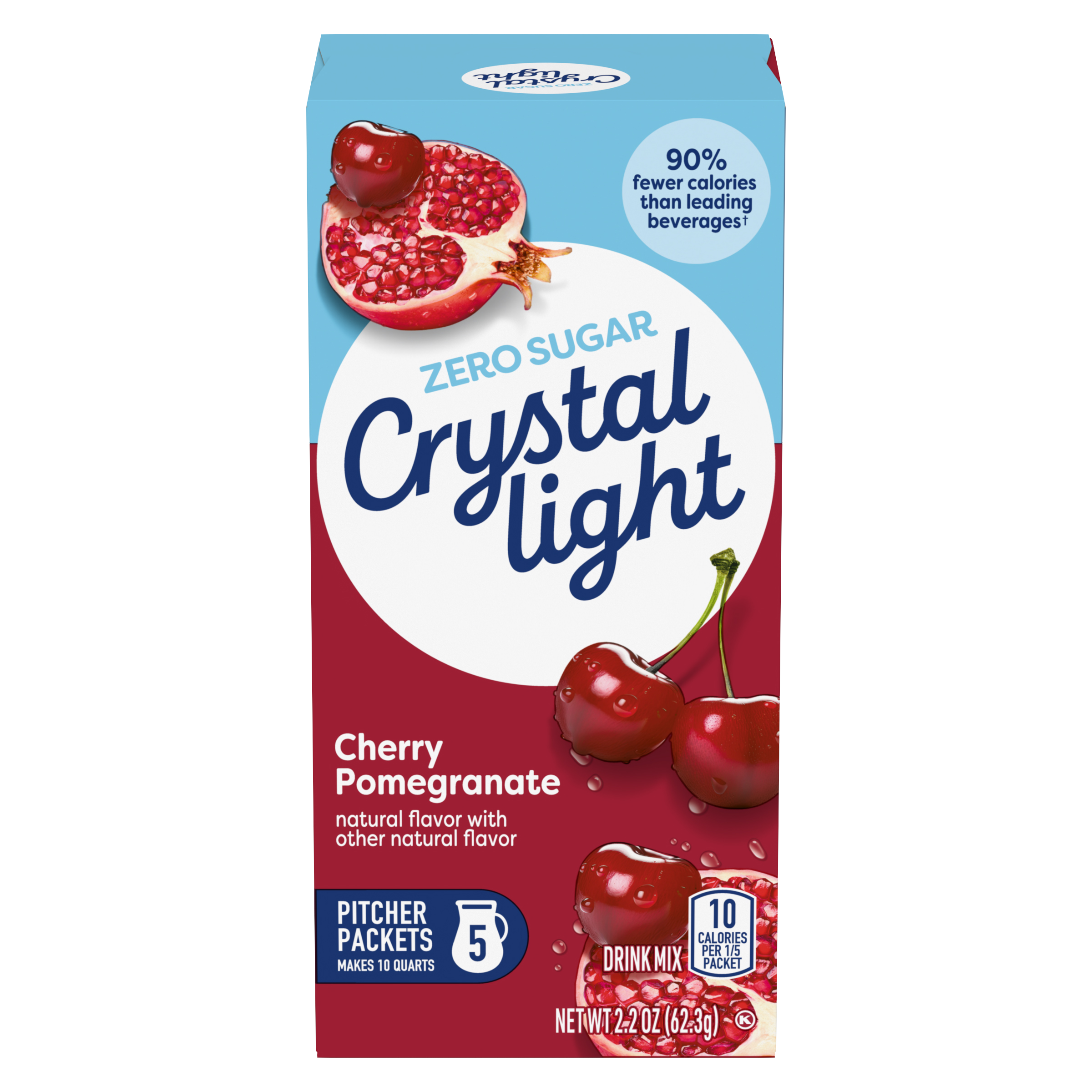 Cherry Pomegranate Naturally Flavored Powdered Drink Mix | Crystal