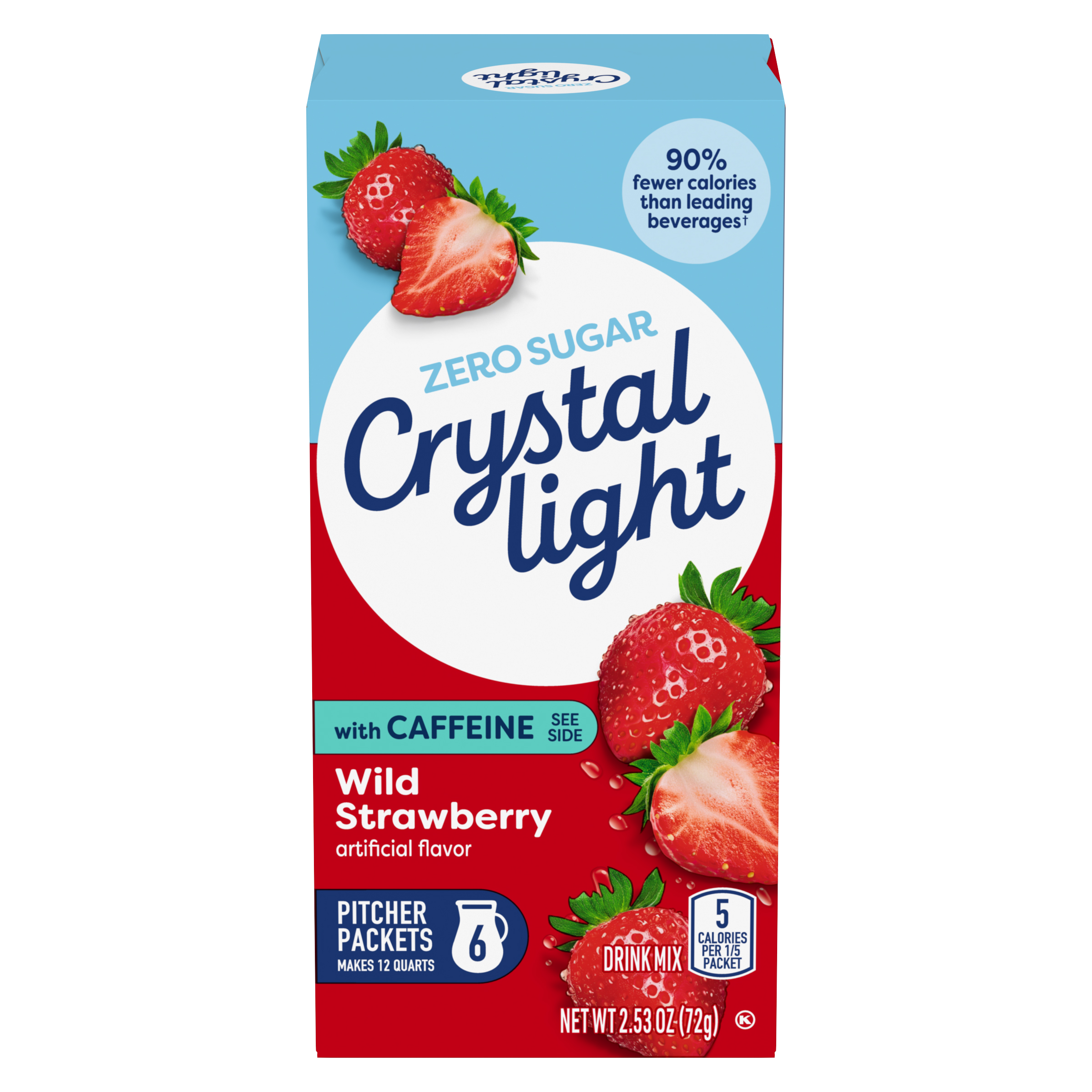 Wild Strawberry Artificially Flavored Powdered Drink Mix with