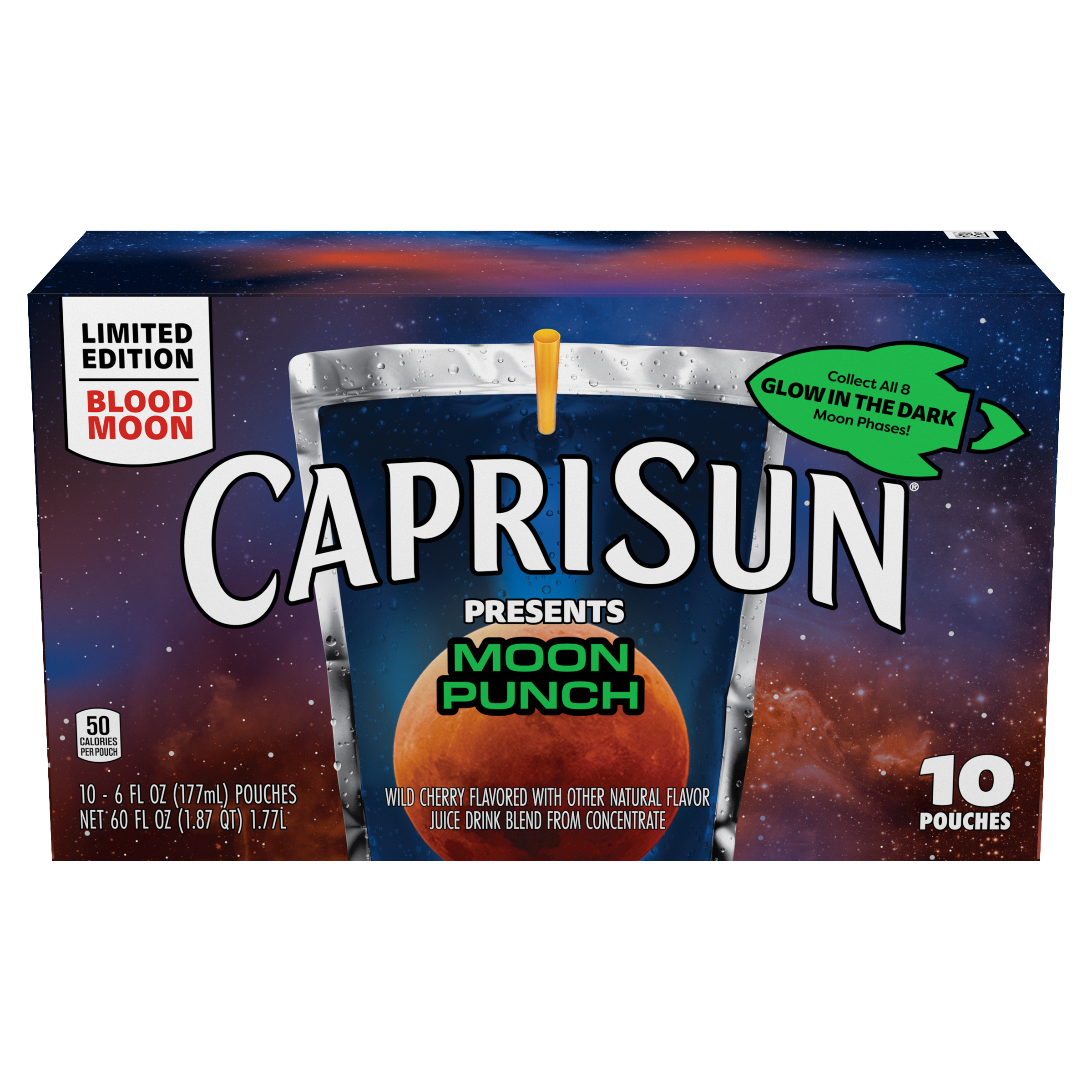 Moon Punch Wild Cherry Flavored Juice Beverage | Capri Sun