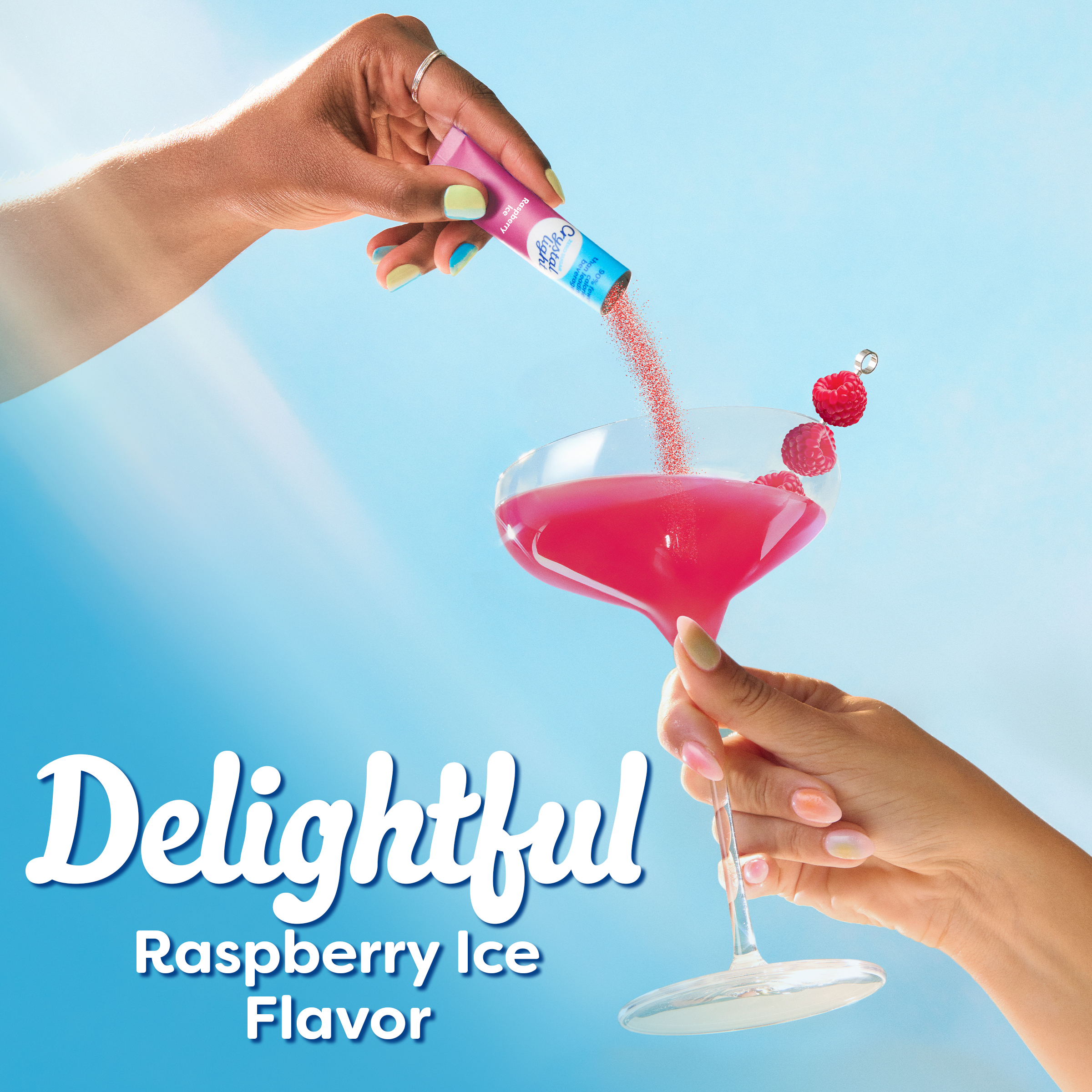 Raspberry Ice Powdered Drink Mix | Crystal Light | United States