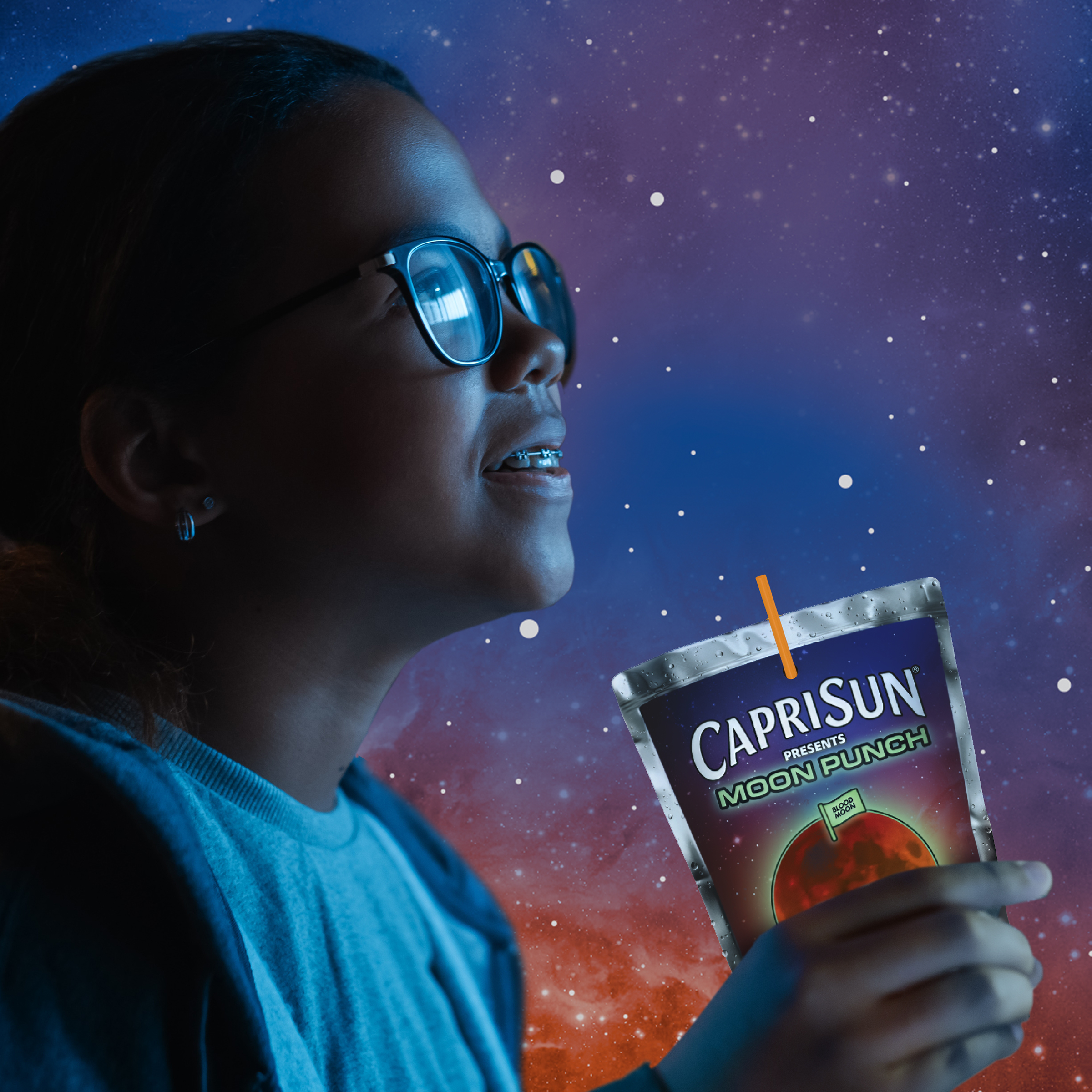 Moon Punch Wild Cherry Flavored Juice Beverage | Capri Sun