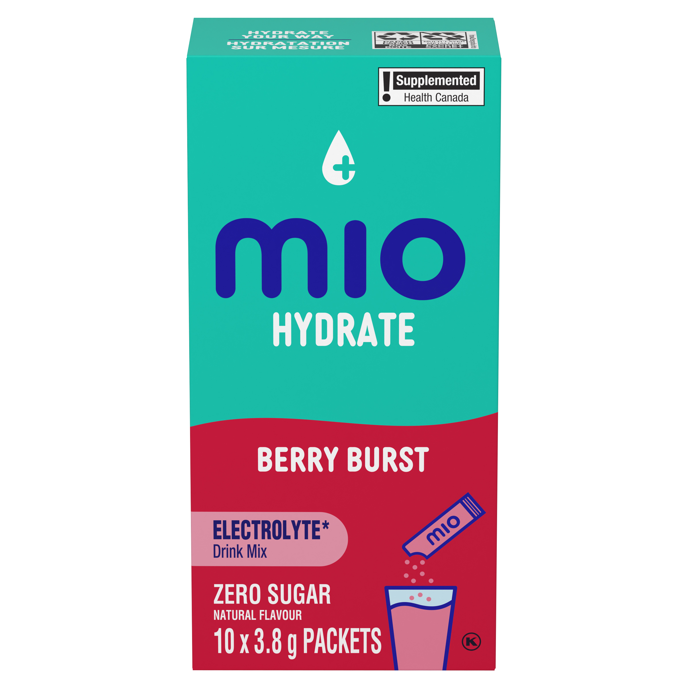 Hydrate Berry Burst Electrolyte Drink Mix | MiO | Canada