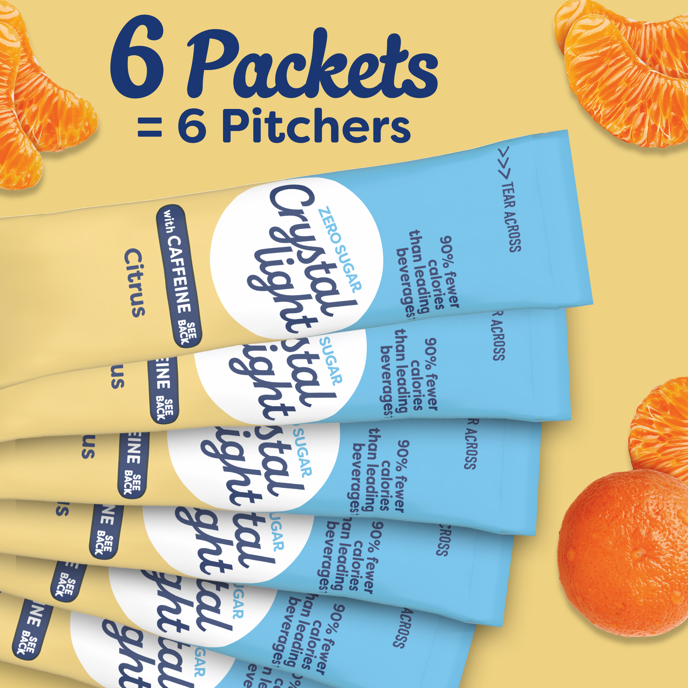 Citrus Naturally Flavored Powdered Drink Mix with Caffeine