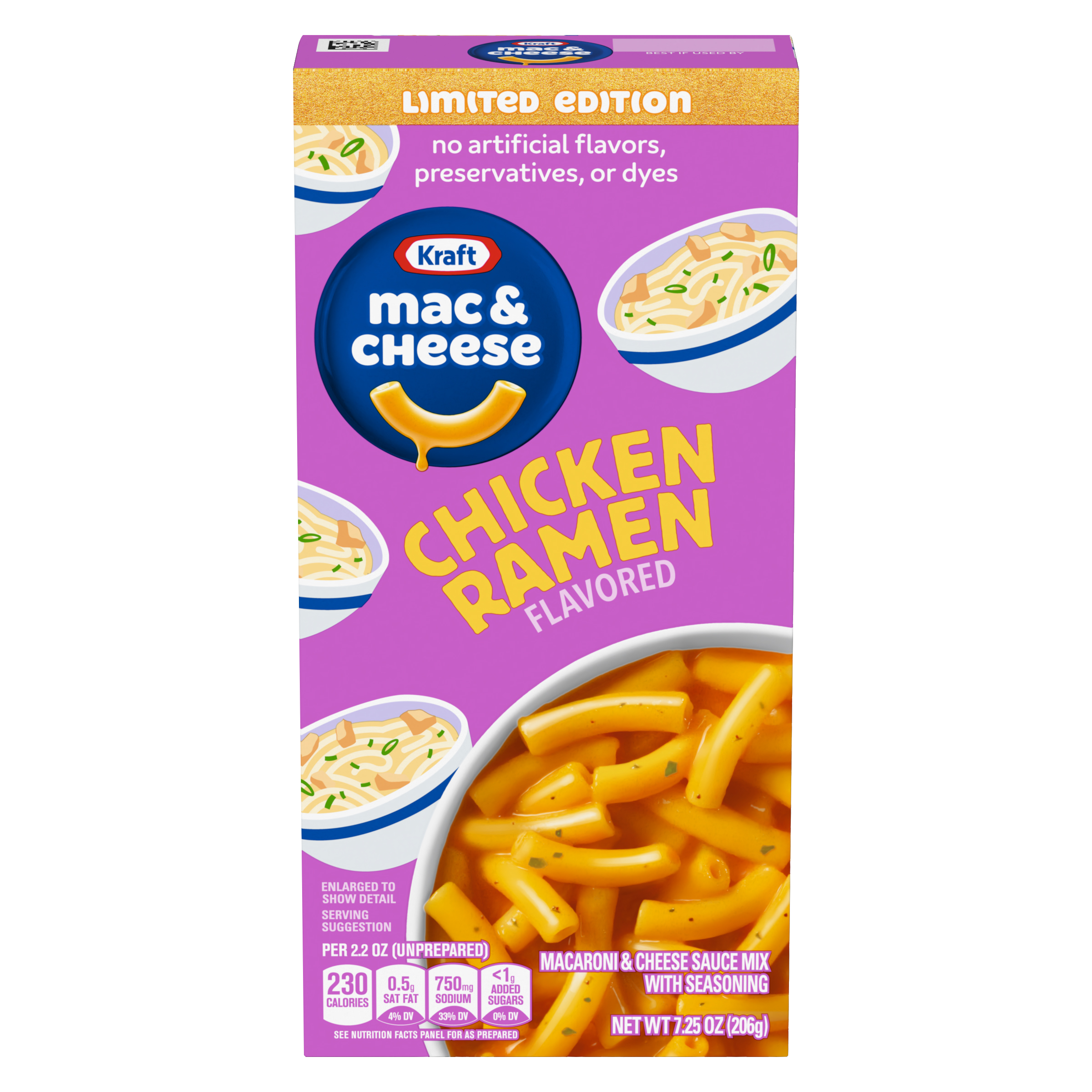 Chicken Ramen Flavored Mac & Cheese Macaroni and Cheese Dinner