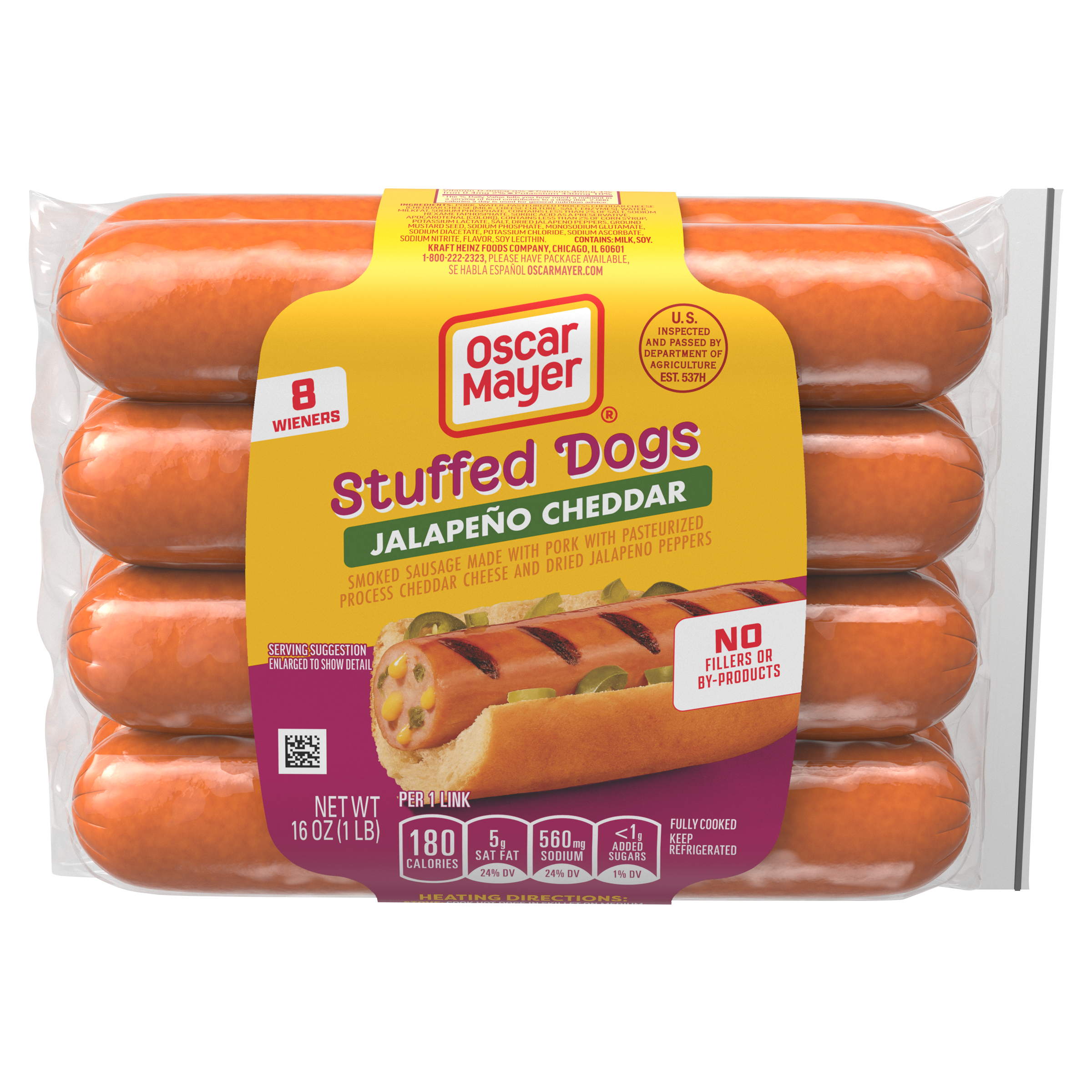 Jalapeño Cheddar Stuffed Dogs | Oscar Mayer