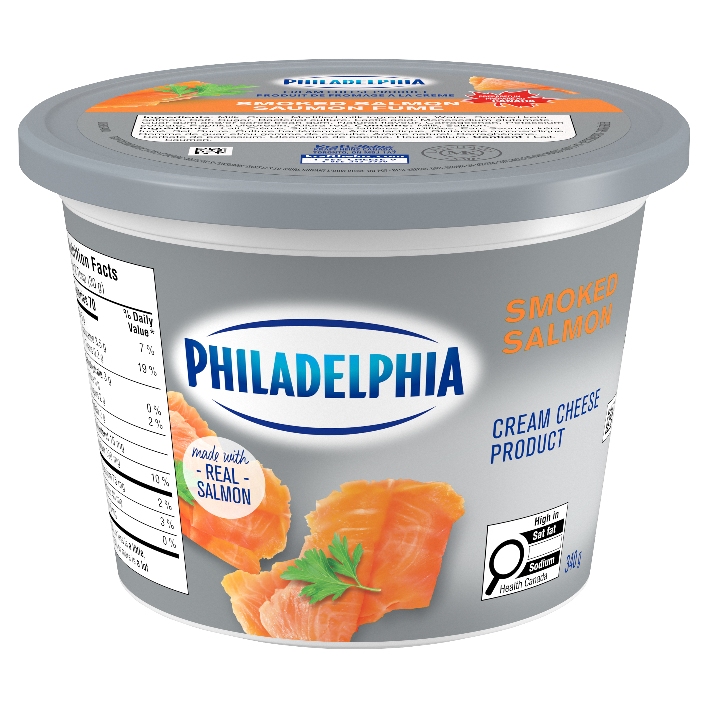 Smoked Salmon Cream Cheese Product | Philadelphia | Canada