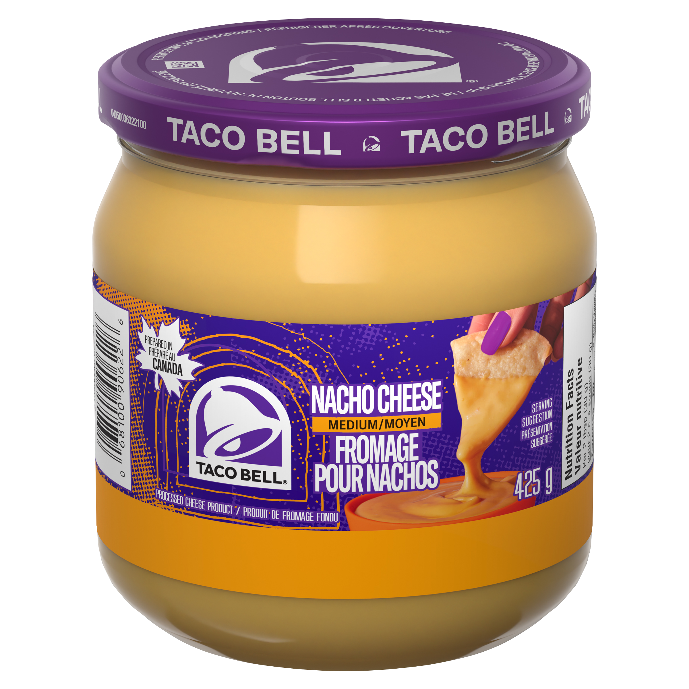 Medium Nacho Cheese | TACO BELL | Canada | Products - Heinz® Canada