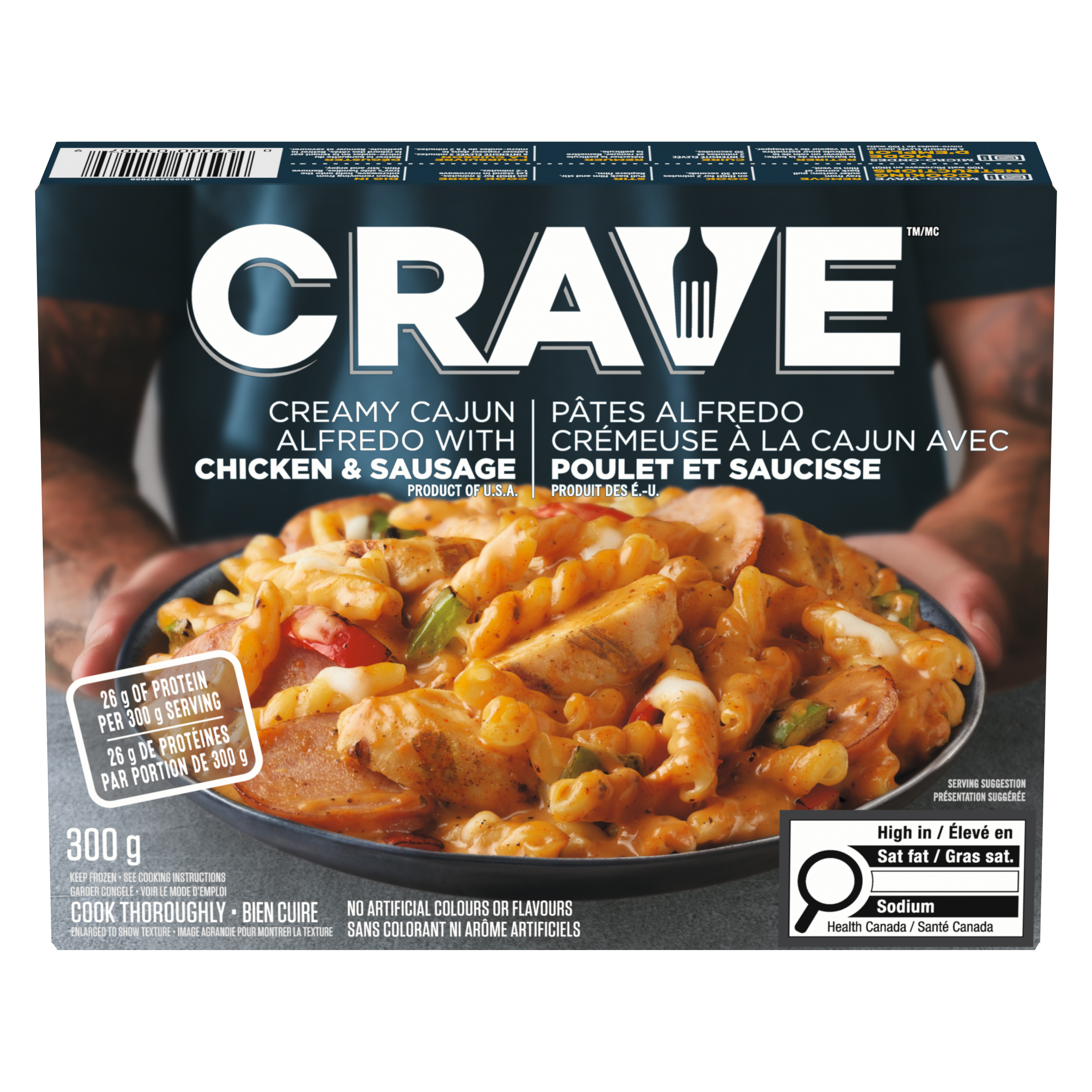 Creamy Cajun Alfredo With Chicken & Sausage Frozen Meal | Crave