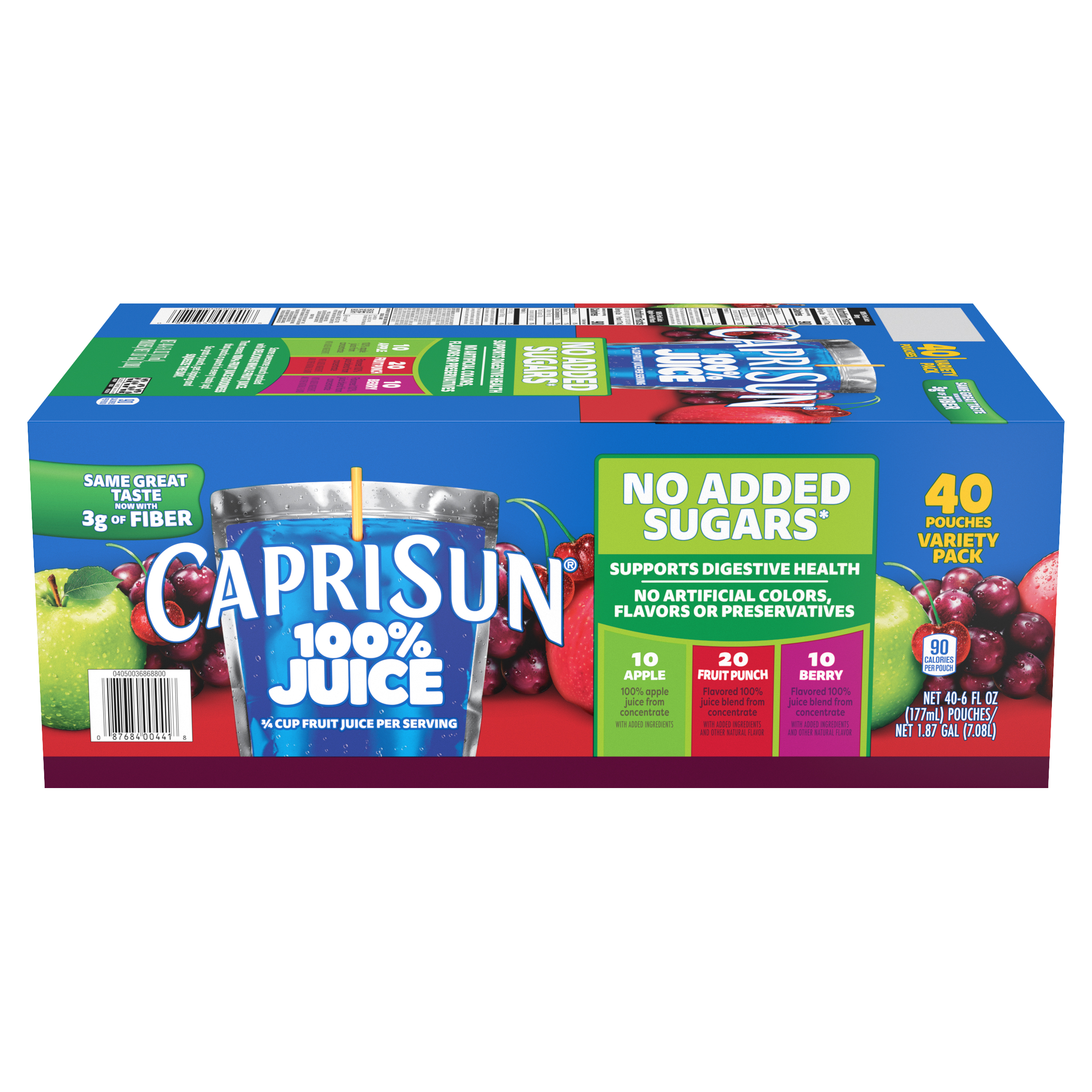 Fruit Punch, Berry & Apple Naturally Flavored Juice Variety Pack