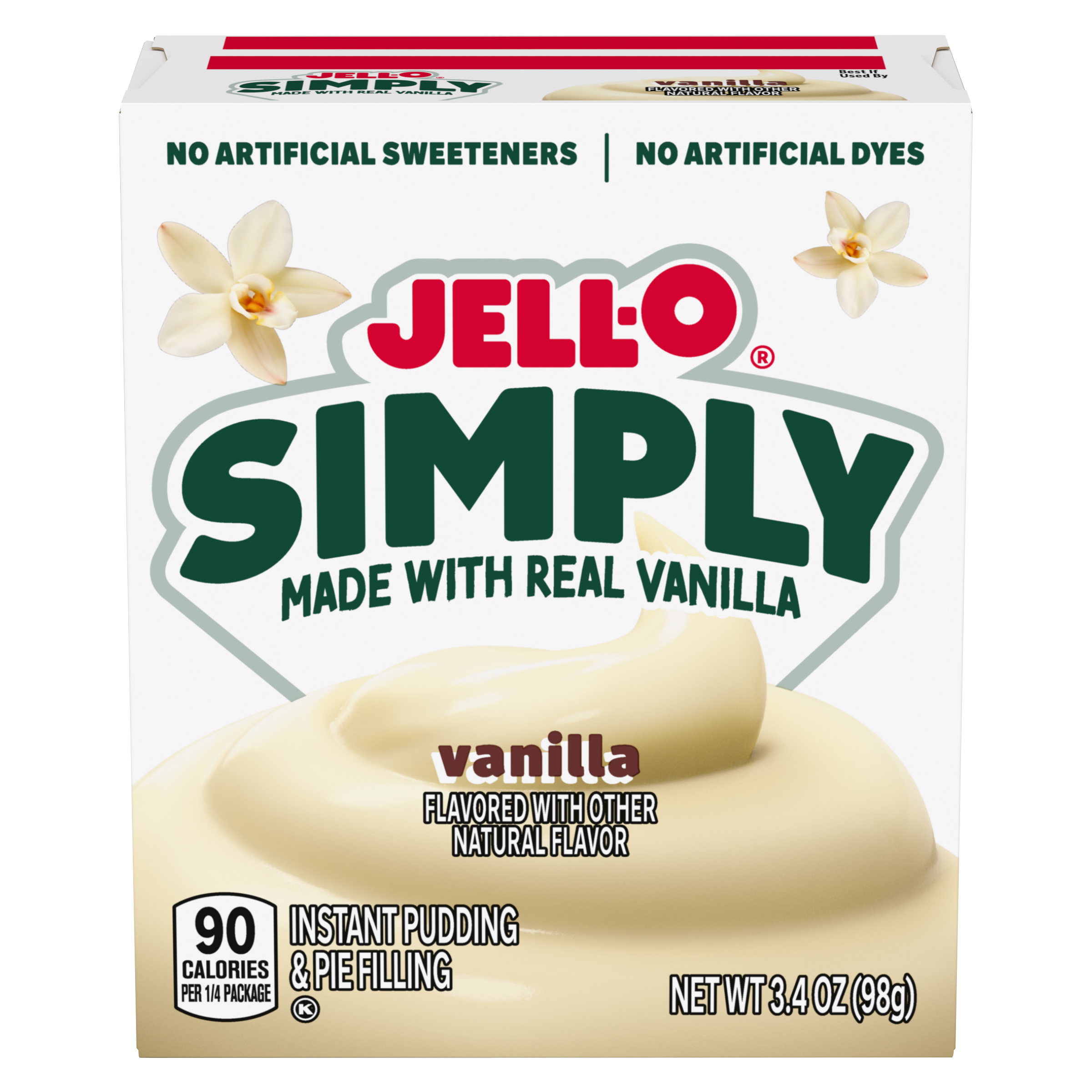 Simply Vanilla Flavored Instant Pudding & Pie Filling Mix | Jell-O