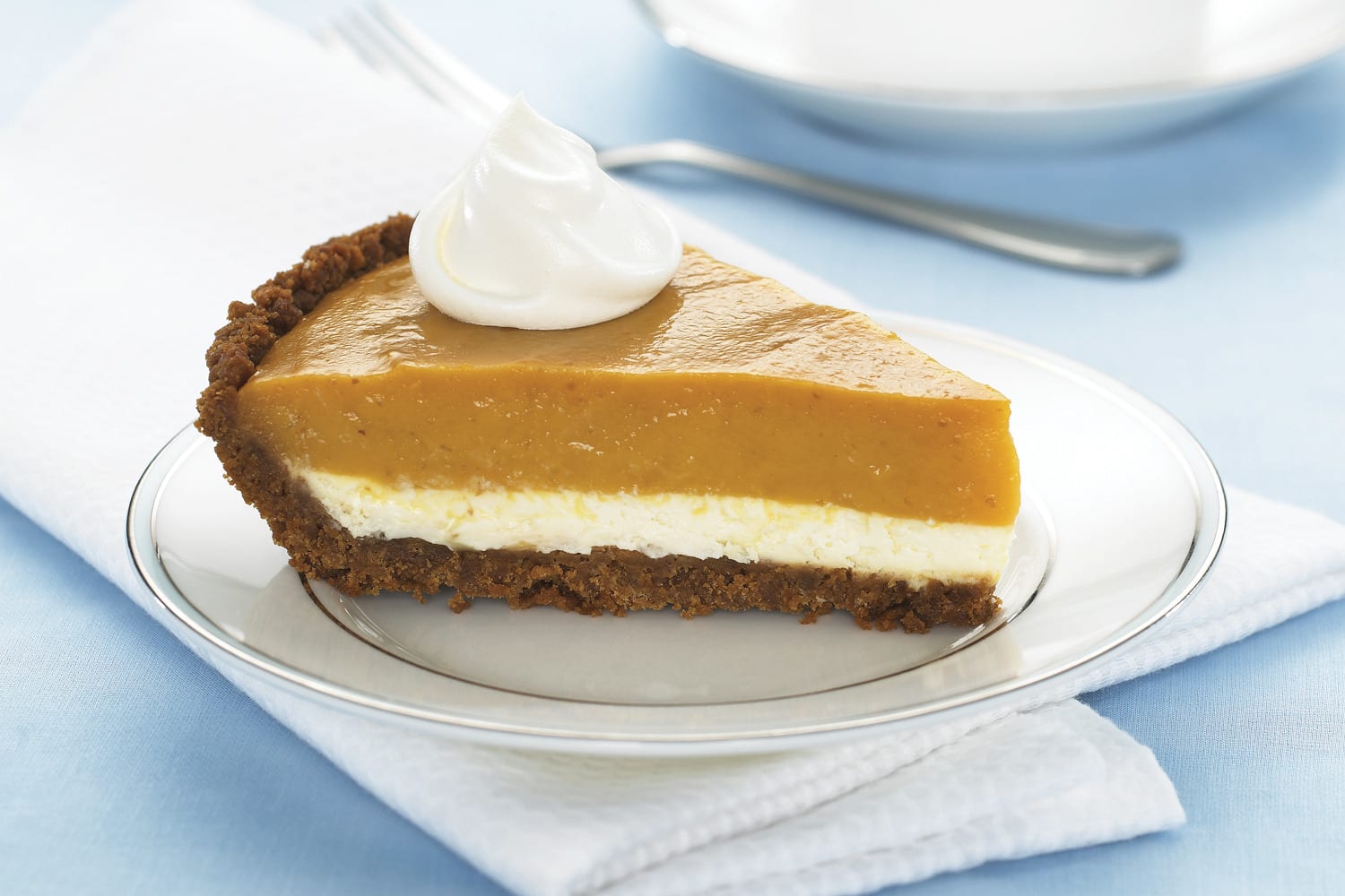 Double-Layer Pumpkin Pie | Philadelphia | United States | Recipes