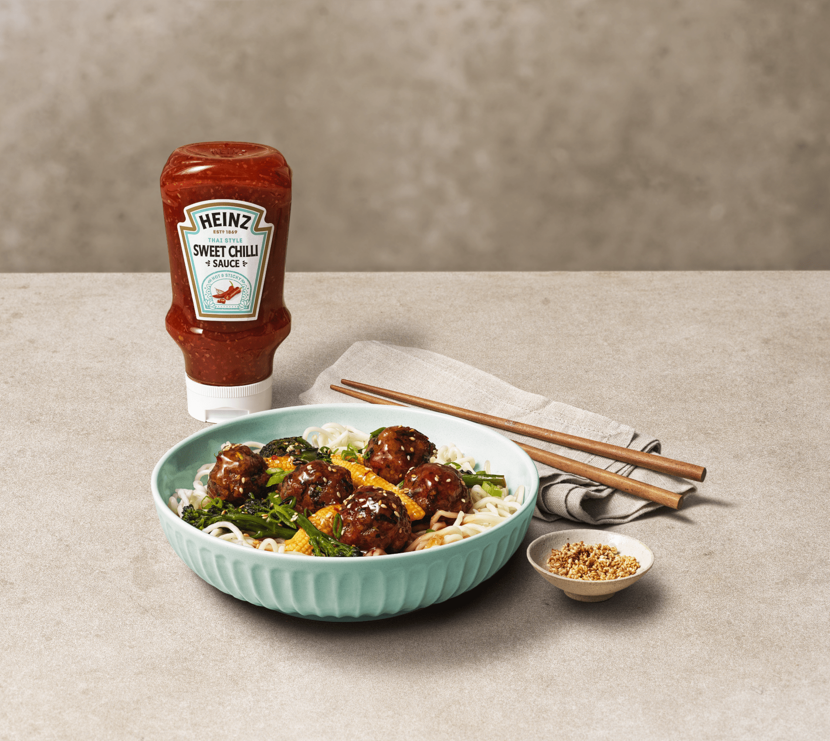 Glazed Meatballs with Sticky Sweet Chilli Sauce | Heinz