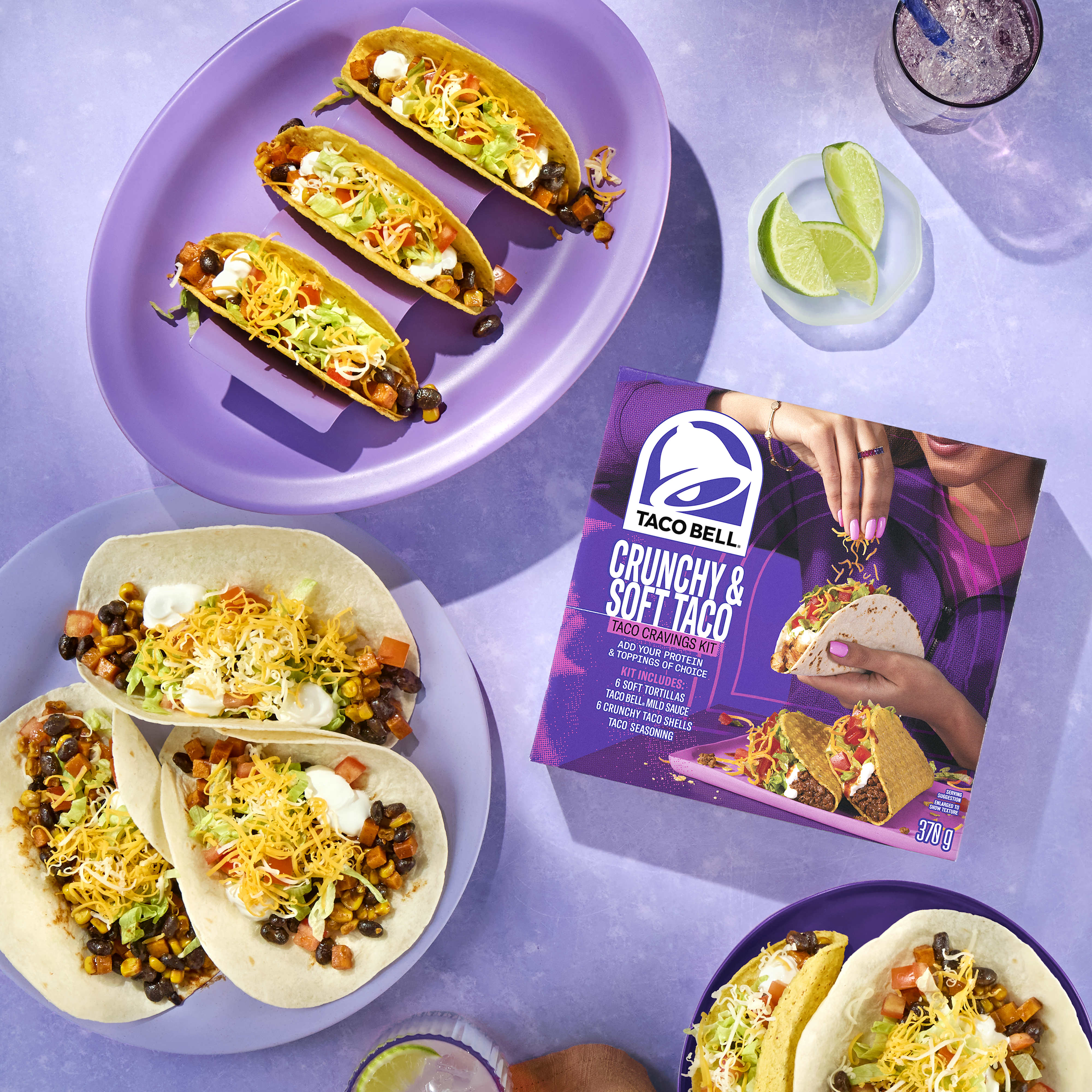 Ultimate TACO BELL Veggie Tacos | TACO BELL | Canada | Recipes - Kraft Heinz