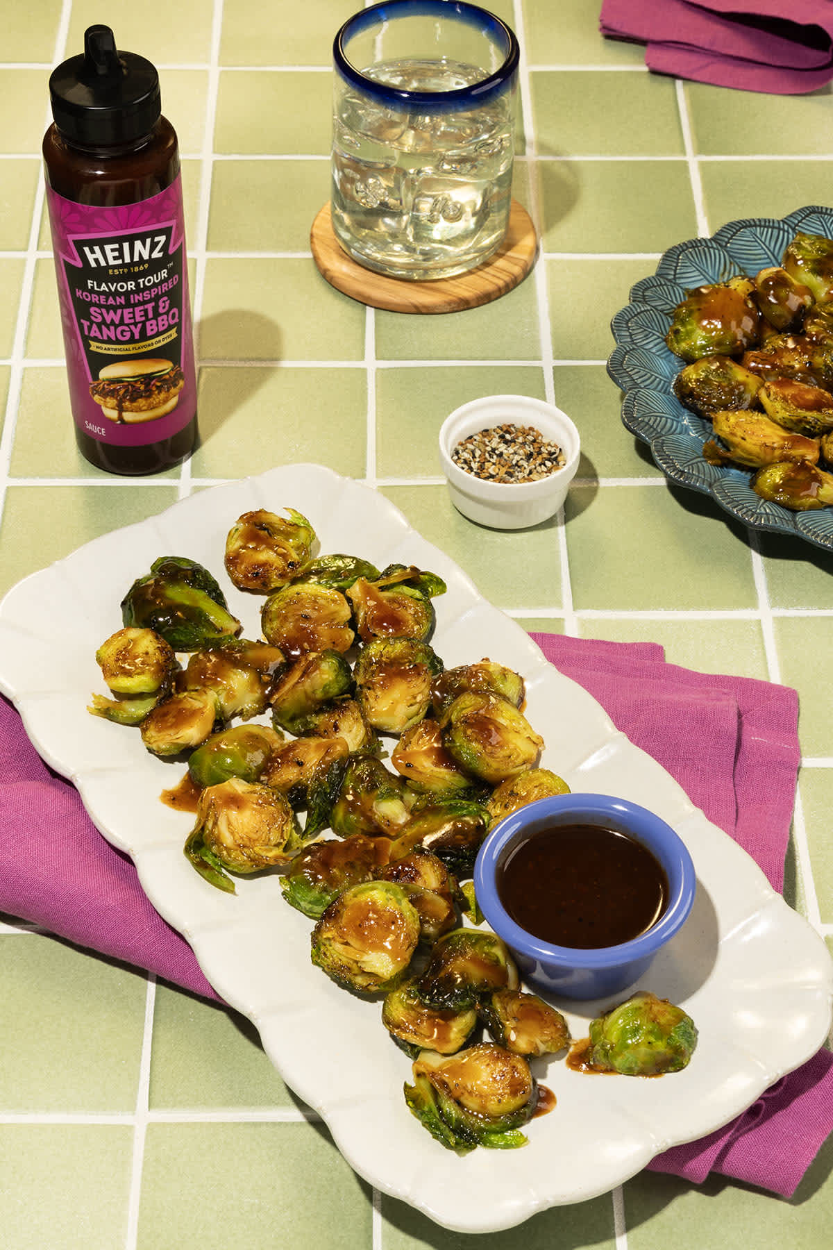 Korean BBQ Smashed Brussels Sprouts | Heinz