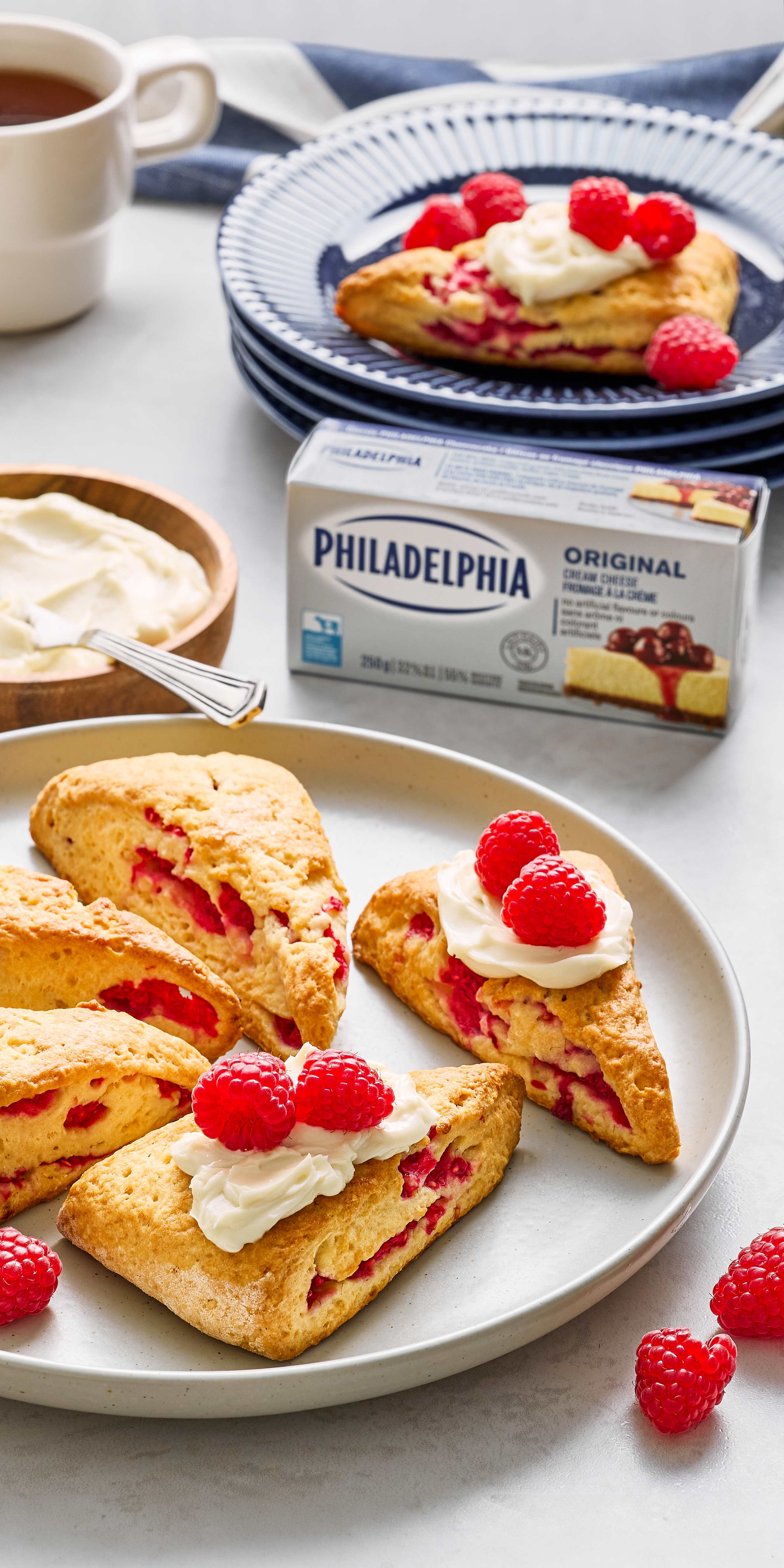 Philadelphia Cream Cheese Raspberry Cream Cheese & Raspberry Scones | Philadelphia | Canada | Recipes ...