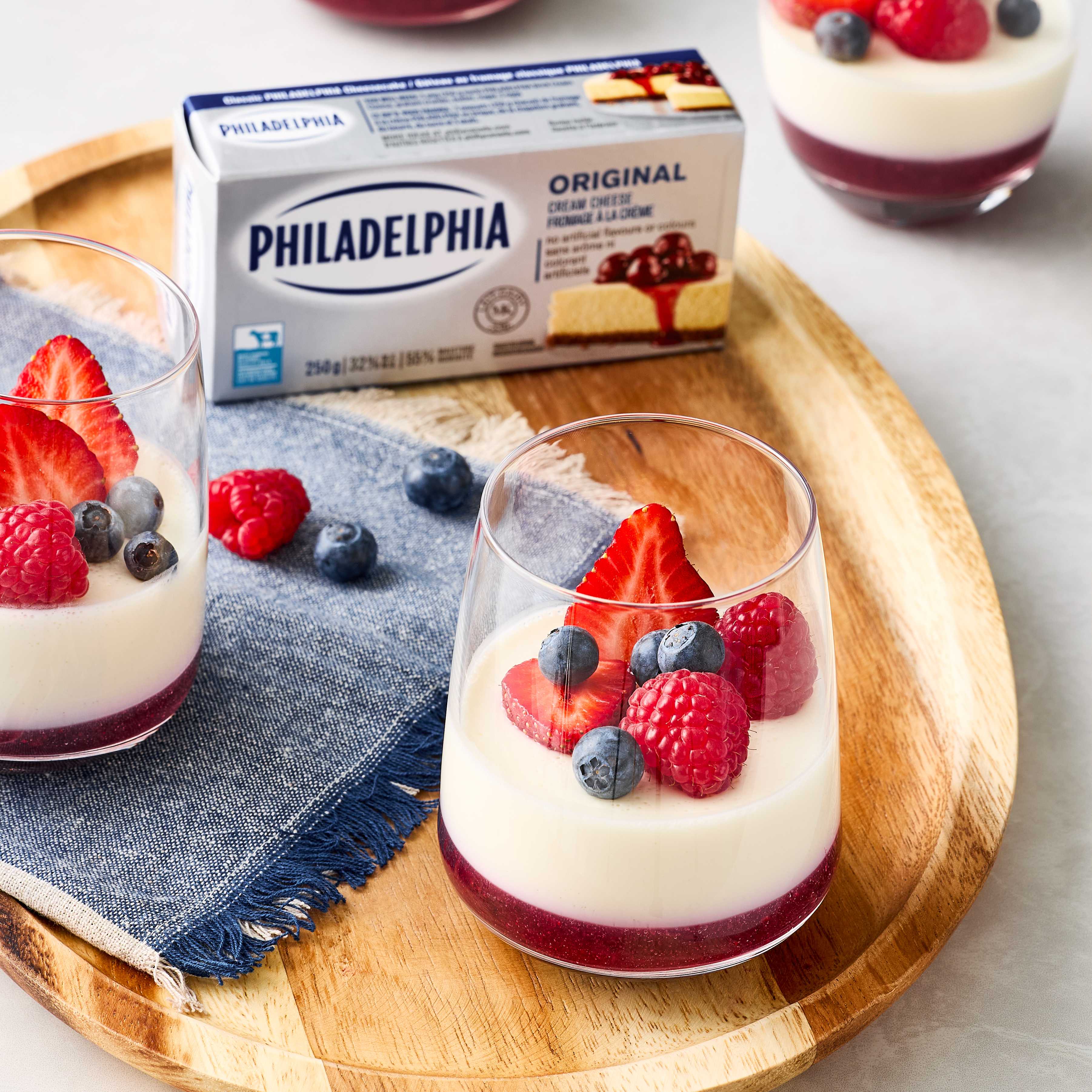 Philadelphia Cream Cheese Raspberry Cream Cheese & Raspberry Panna Cotta | Philadelphia | Canada | Recipes ...