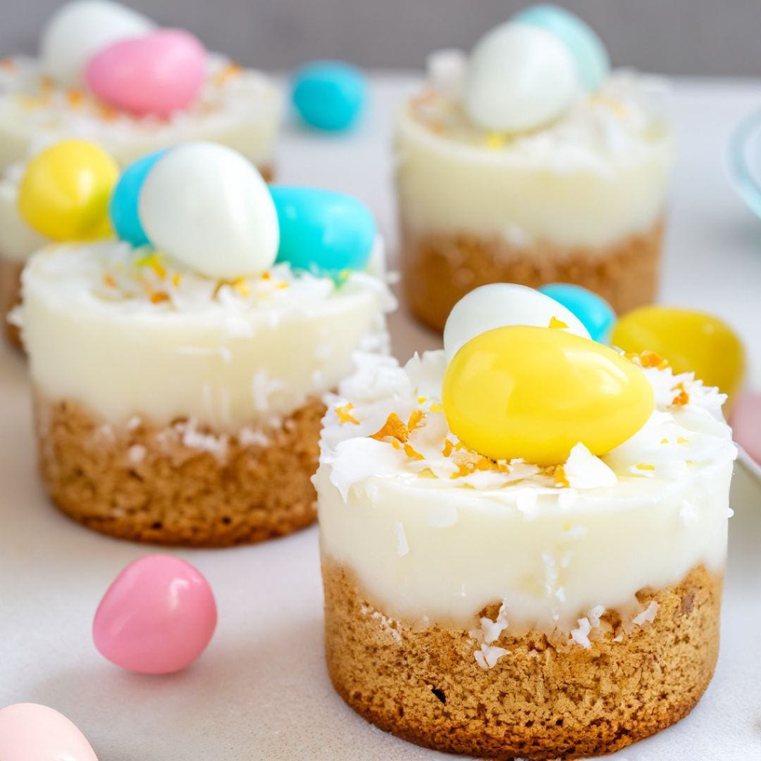 PHILADELPHIA Easter Mini Cheesecakes | PHILADELPHIA | Recipes - Kraft Heinz