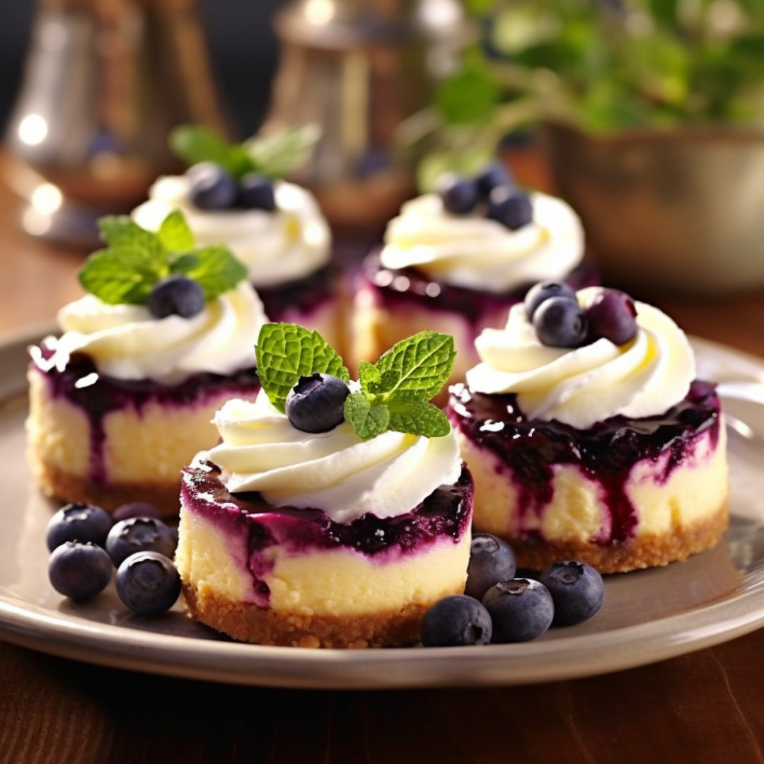 Blueberry-Lavender Cheesecake Minis | Philadelphia | United States