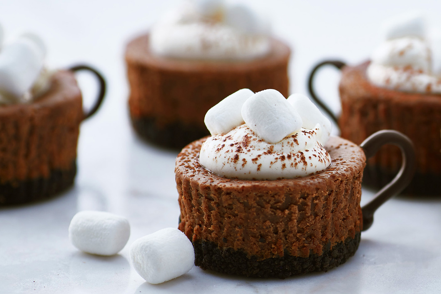 Hot Cocoa Cheesecake Minis | Jet-Puffed | Canada | Recipes - Kraft