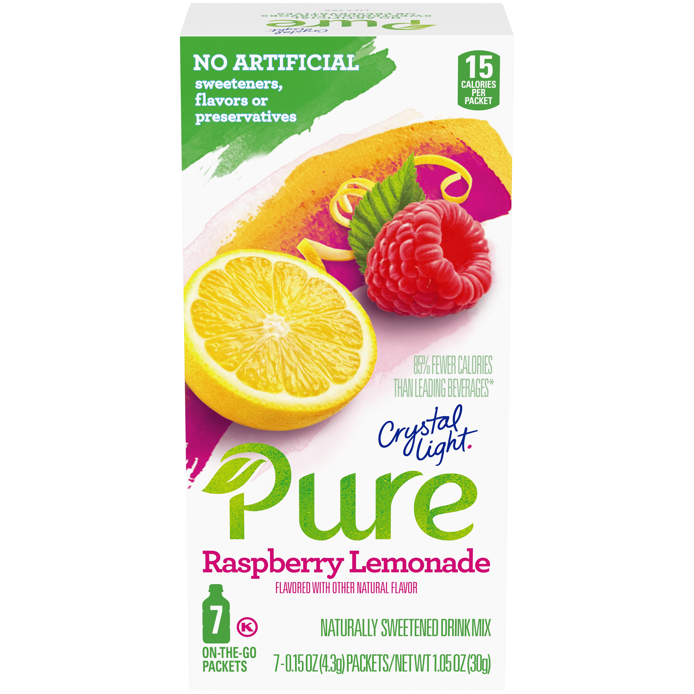 Real Raspberry Puree Bar Mix Pure Raspberry Lemonade Powdered Drink Mix | Crystal Light | United ...