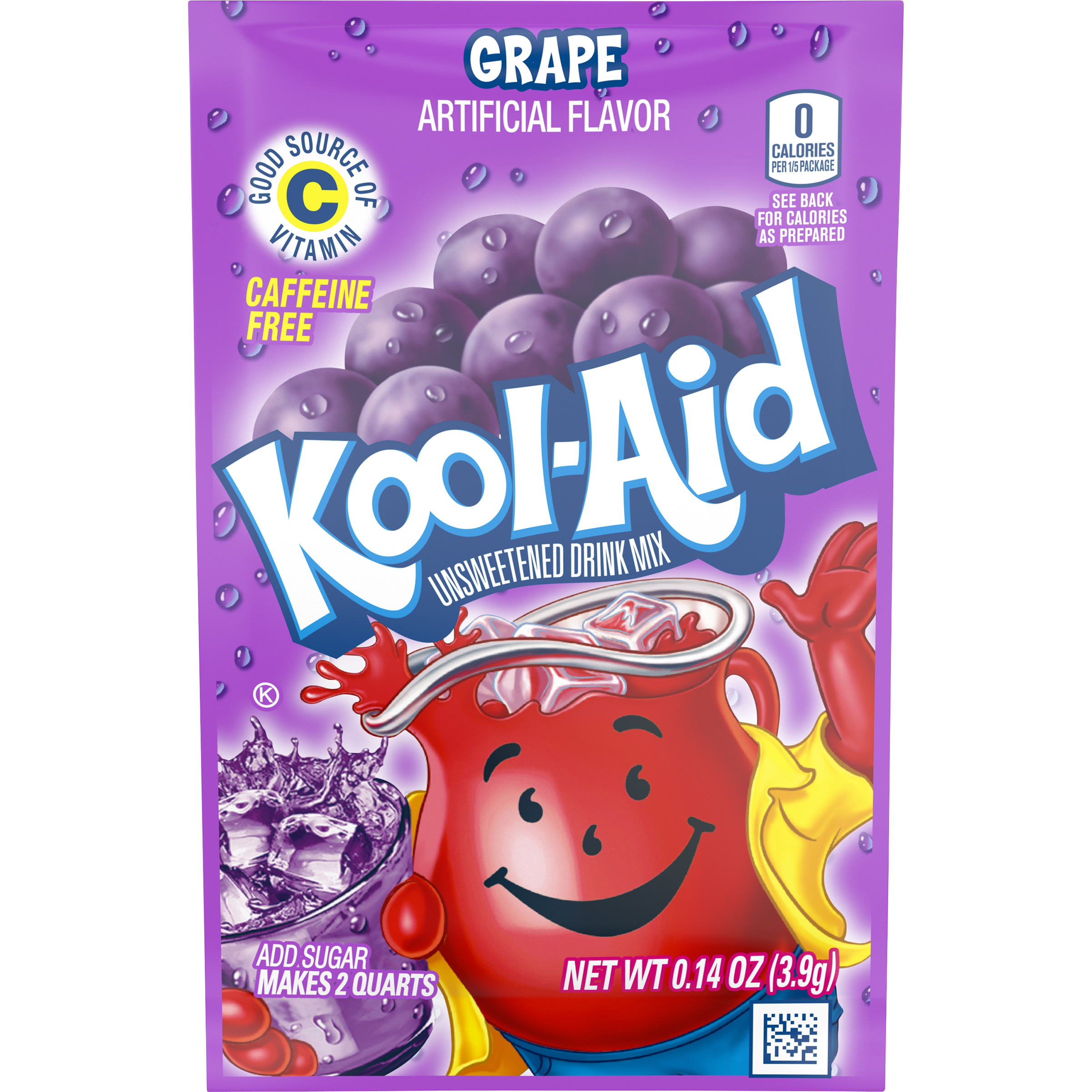 Unsweetened Grape Artificially Flavored Powdered Soft Drink Mix | Kool ...