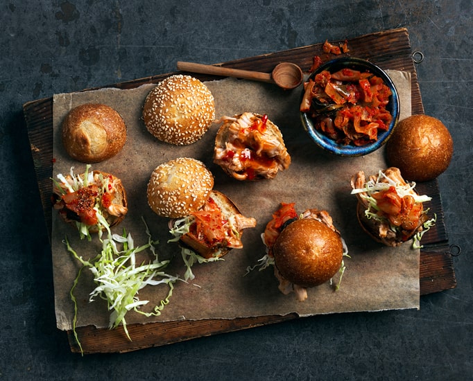 Spicy pork sliders with kimchi | F. Whitlock & Sons | New Zealand | Recipes - Kraft Heinz