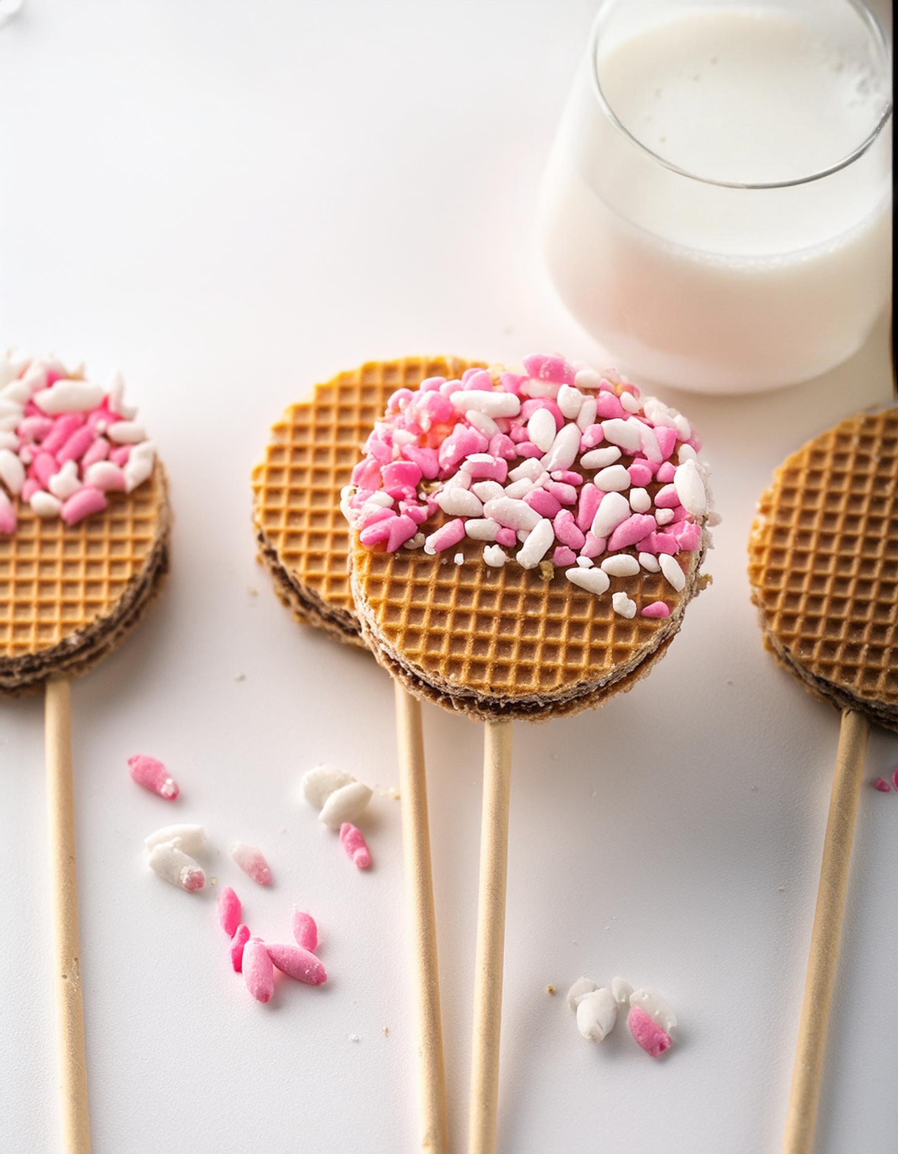 Stroopwafellollies met muisjes®