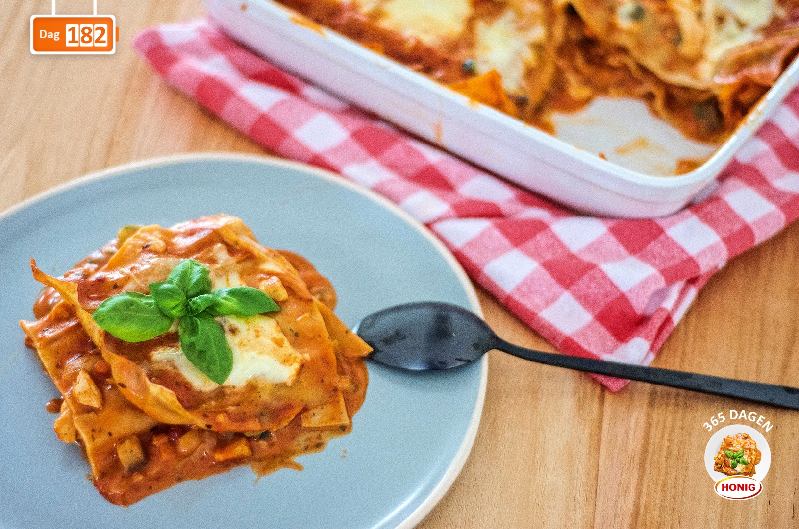Napolitaanse lasagne met kip