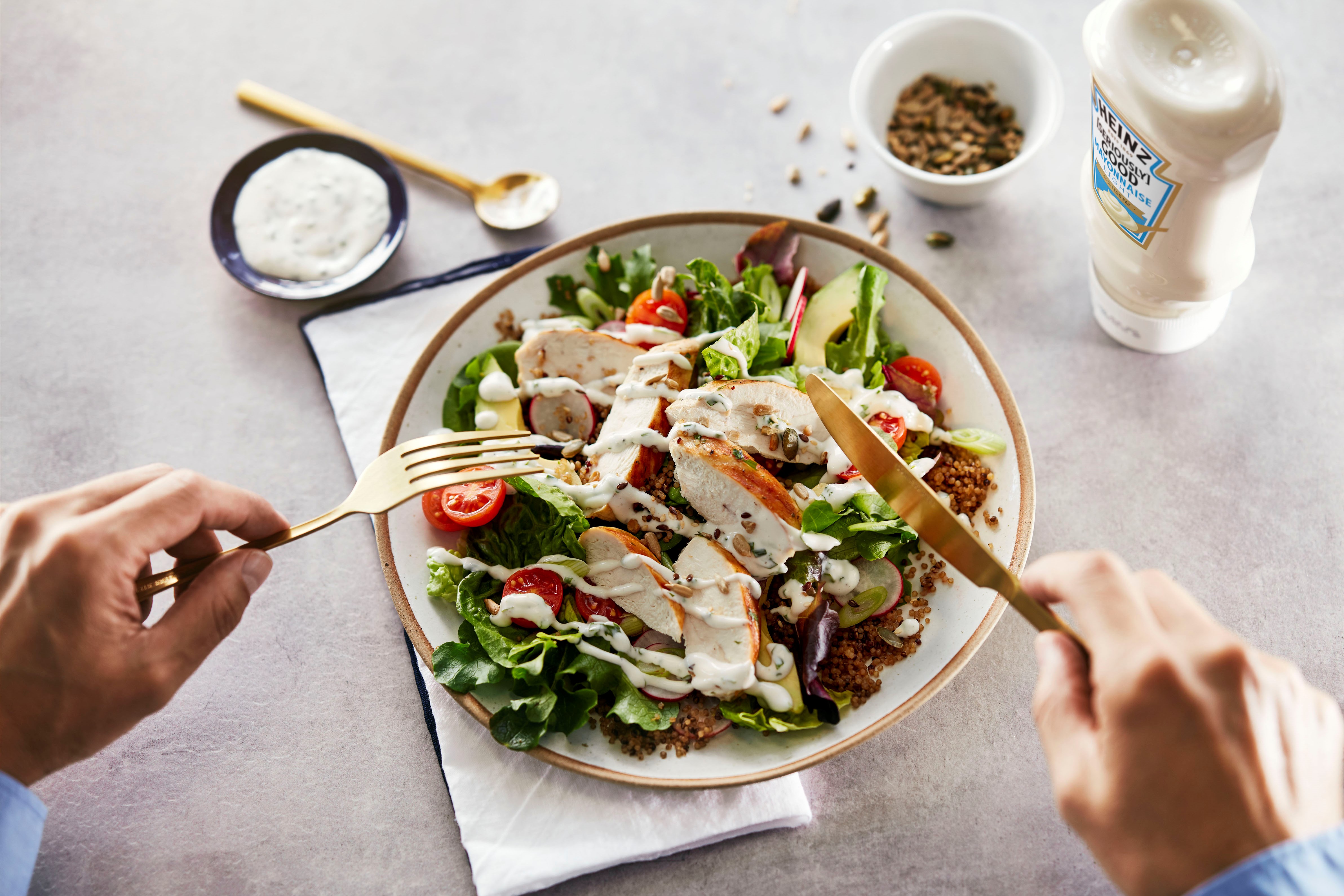 Salade de poulet à la mayonnaise
