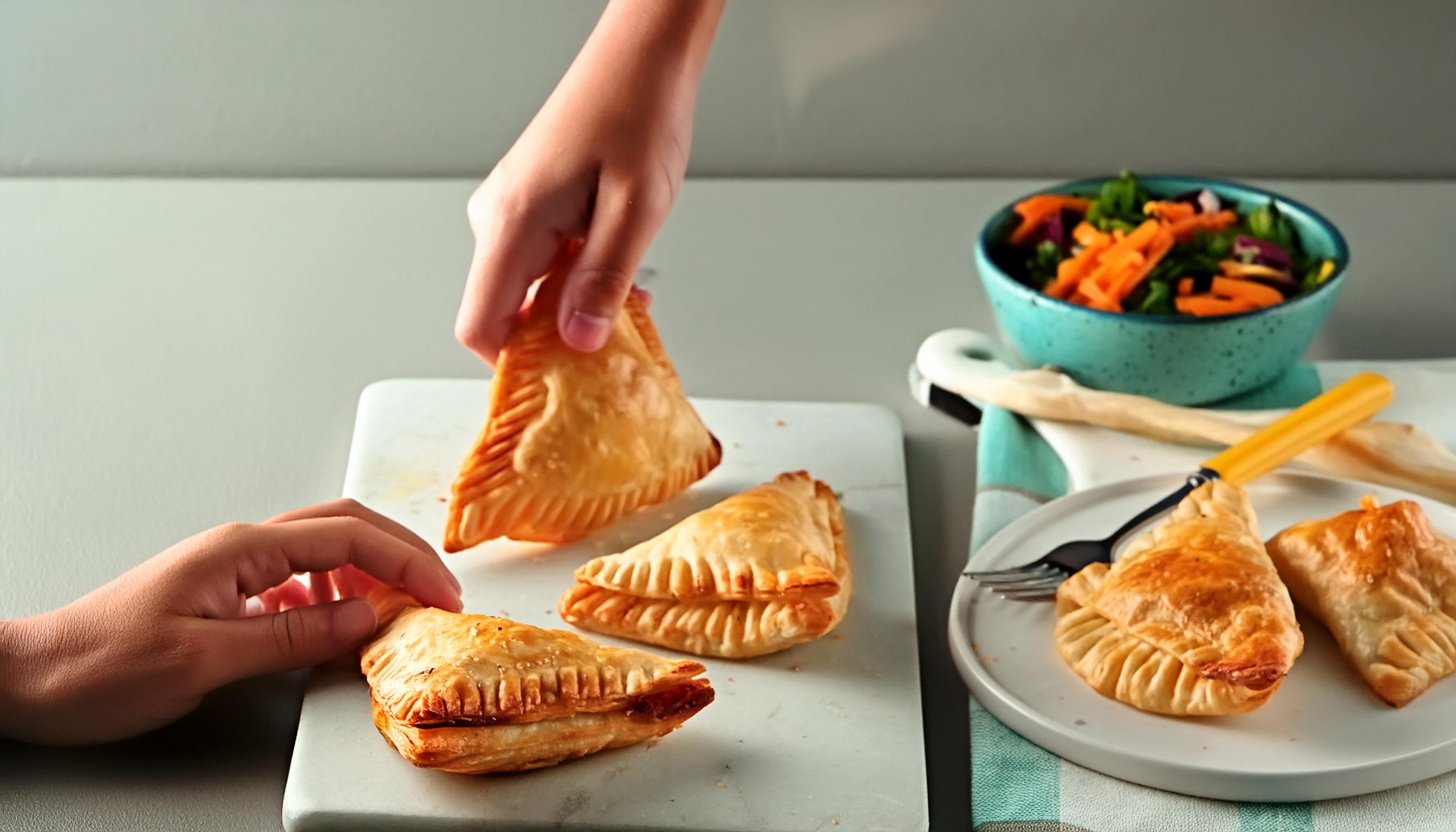 Bean and cheese pastry pockets | Heinz