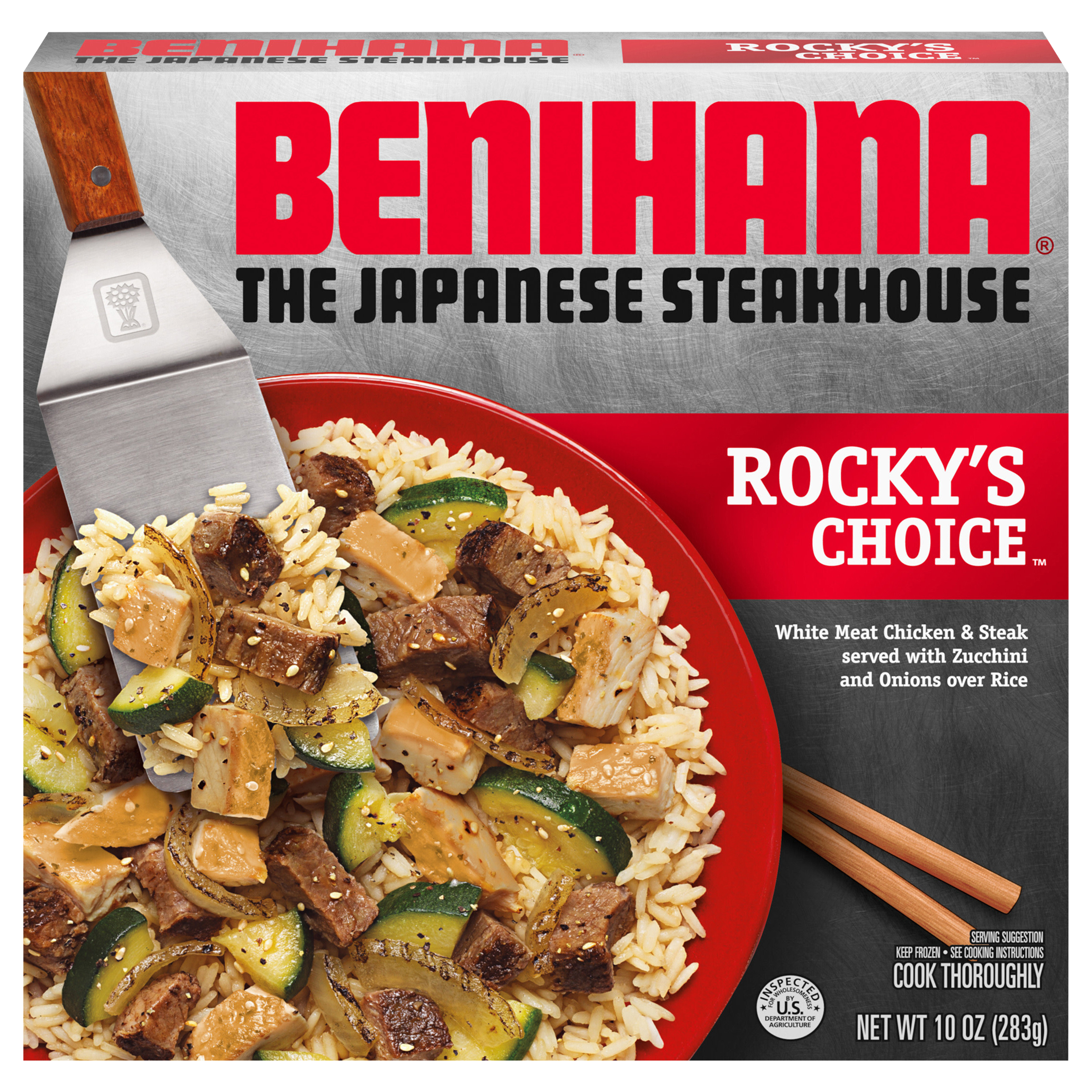 The Japanese Steakhouse Rocky's Choice Frozen Meal | BENIHANA