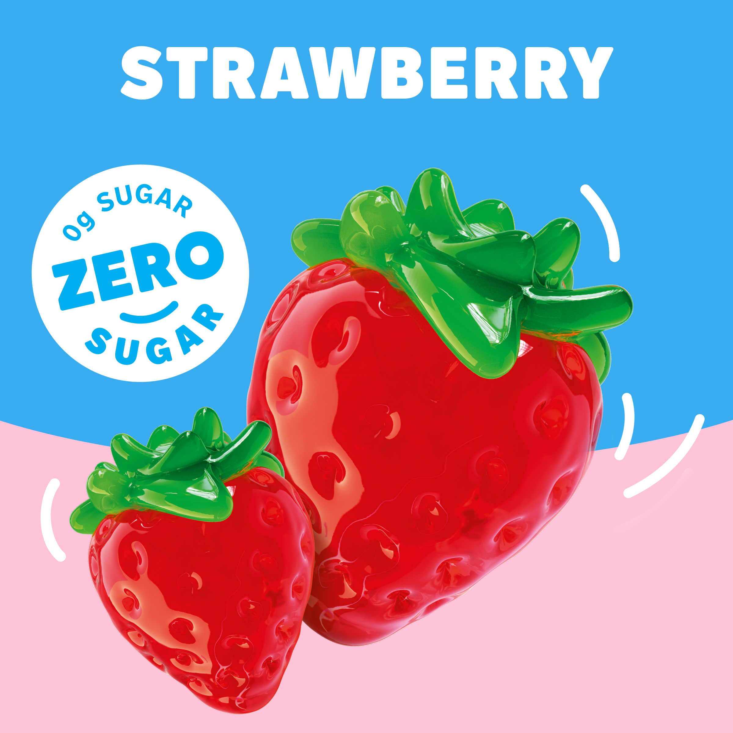 Zero Sugar Strawberry Flavor Gelatin | Jell-O | United States