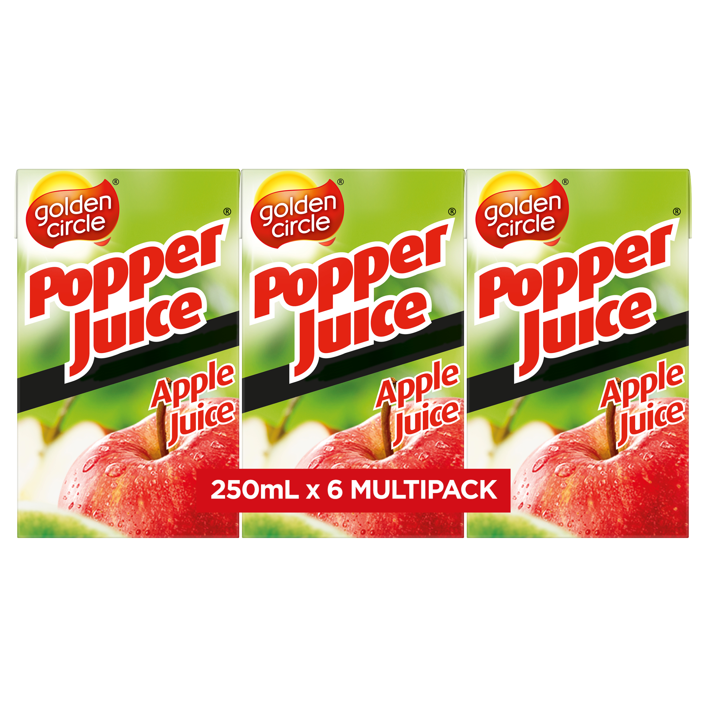 Golden Circle® Popper® Apple Juice 6x250mL | Golden Circle | Australia ...