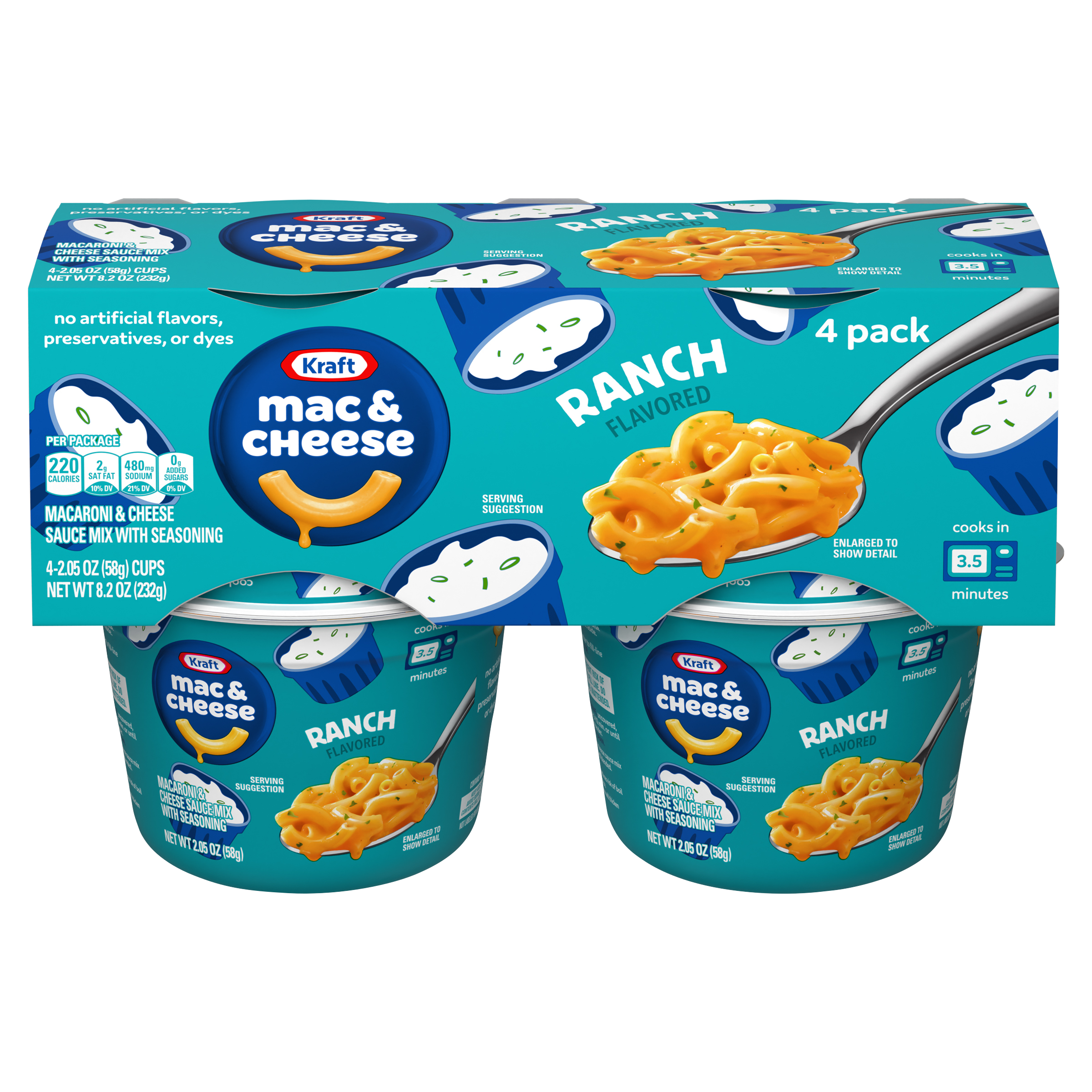 Ranch Flavored Mac & Cheese Macaroni and Cheese Dinner | KRAFT MAC AND ...