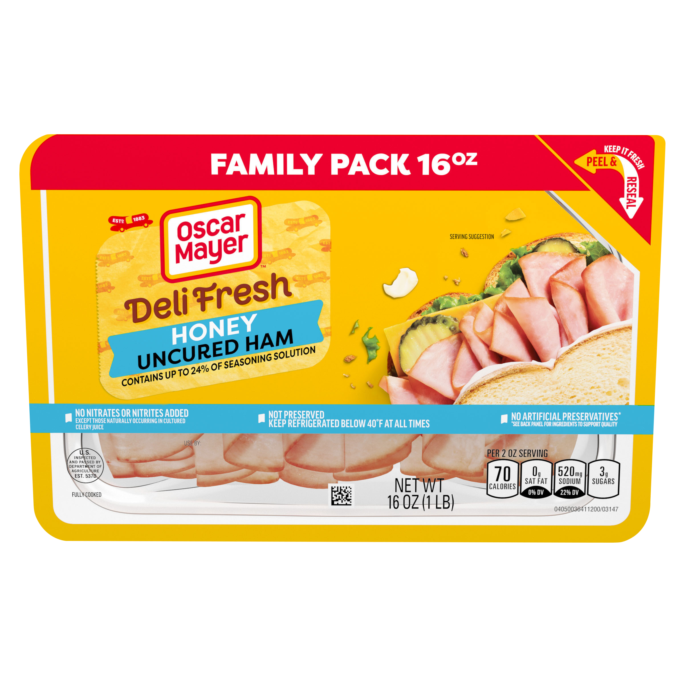 Mayer Inn Ta Deli Fresh Honey Uncured Ham | Oscar Mayer