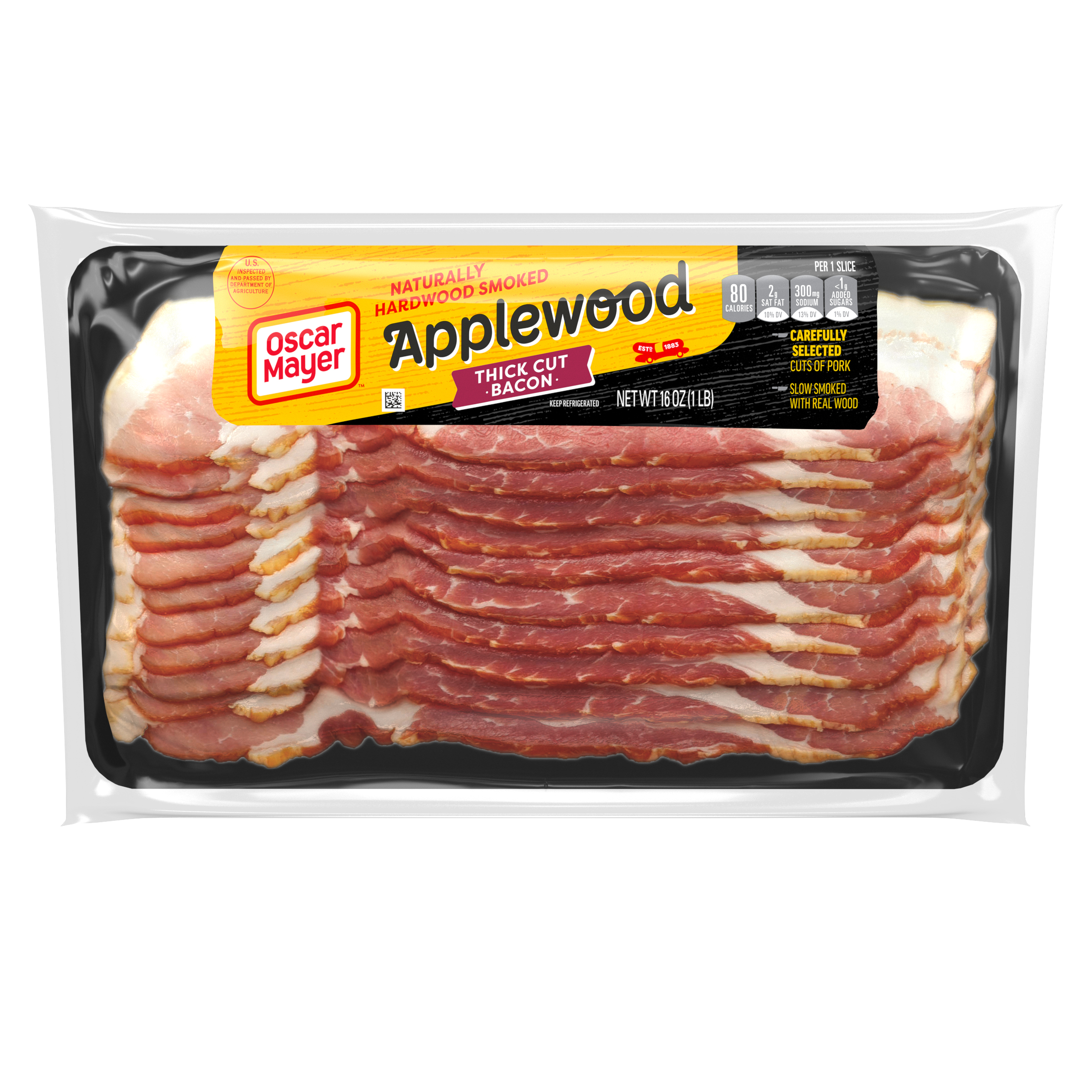 PREMIUM BACON, NATURAL HARDWOOD SMOKED