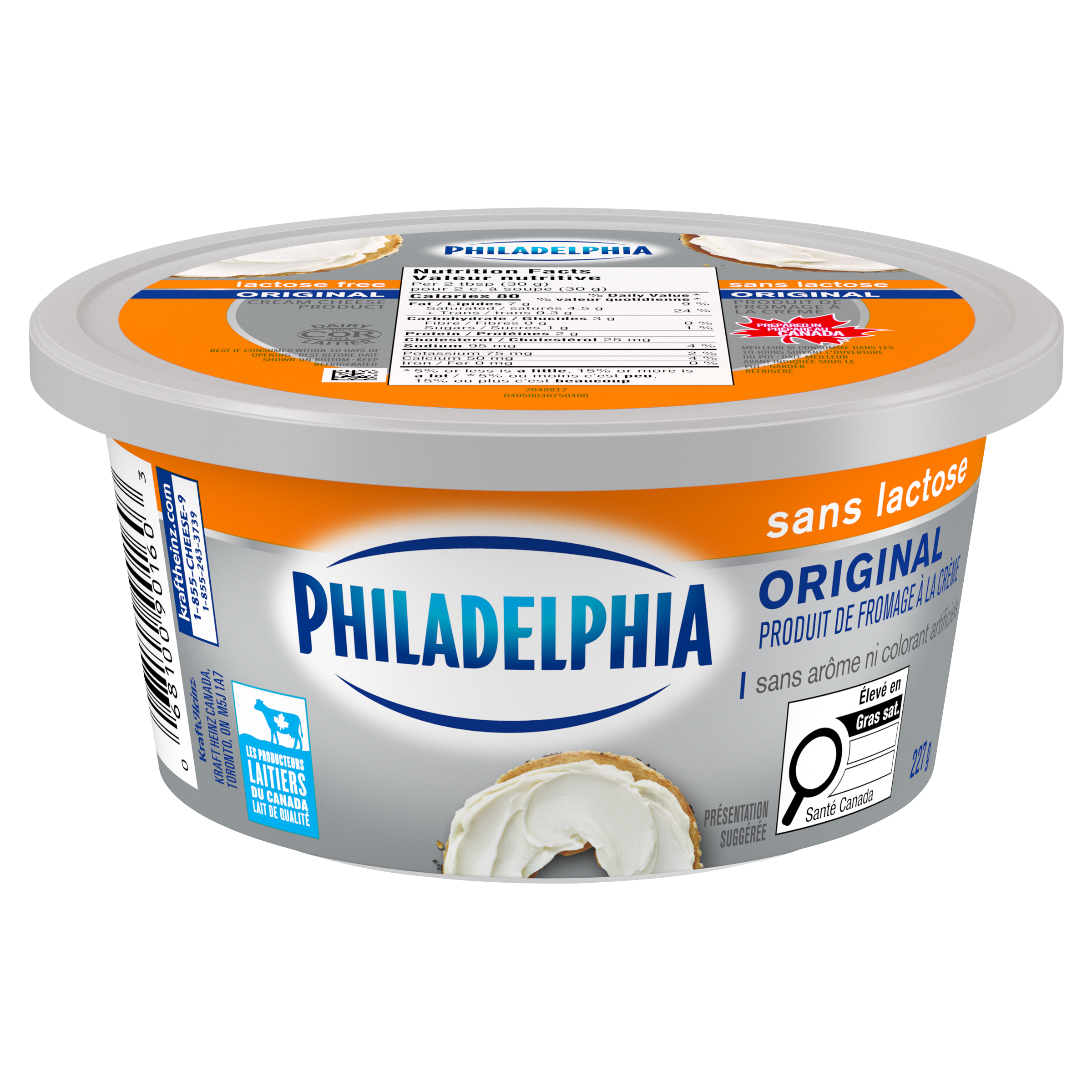 Fromage Rx Color Produit de fromage à la crème Original, sans lactose | Philadelphia ...