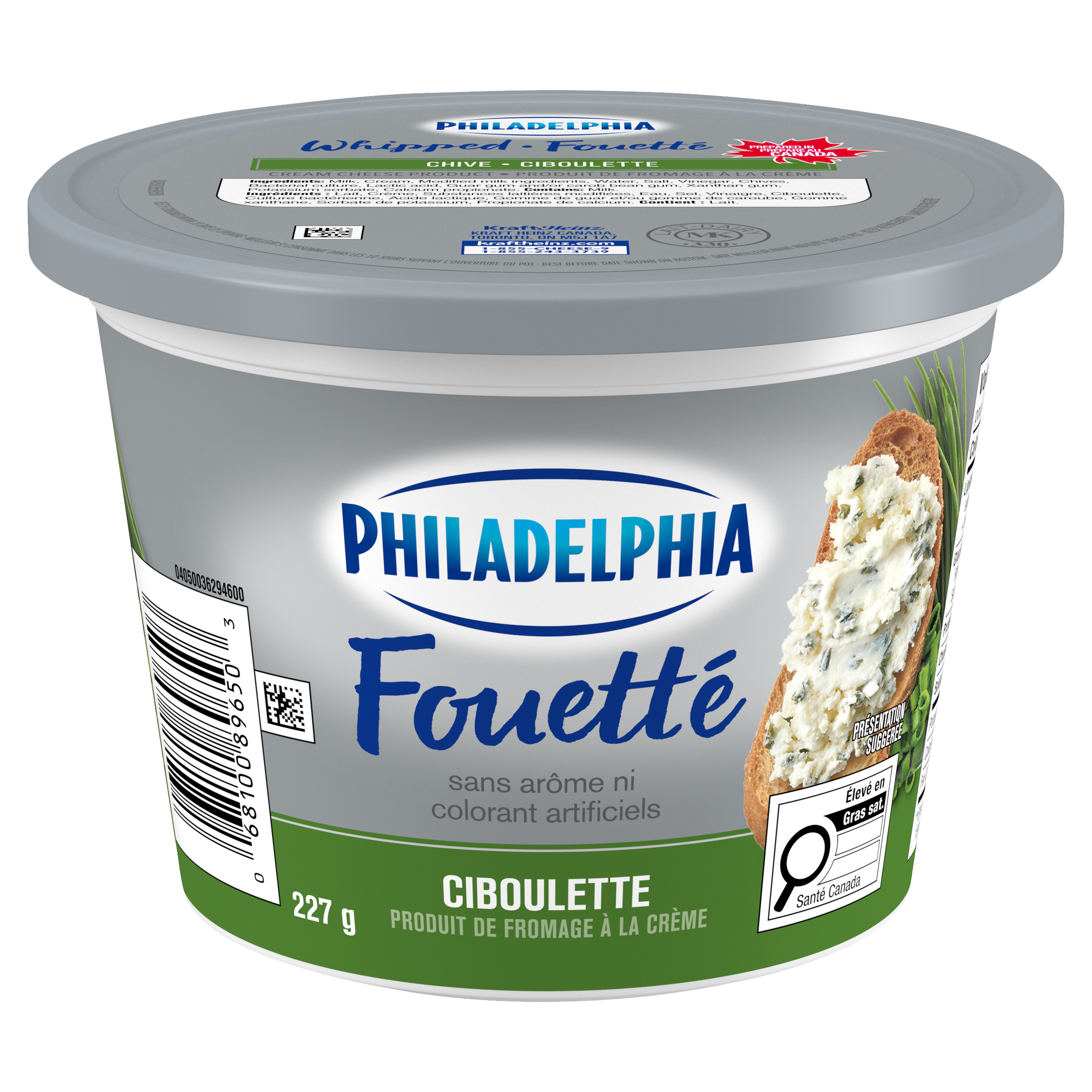 Fromage Rx Color Fromage à la crème Fouetté Ciboulette | Philadelphia | Canada ...