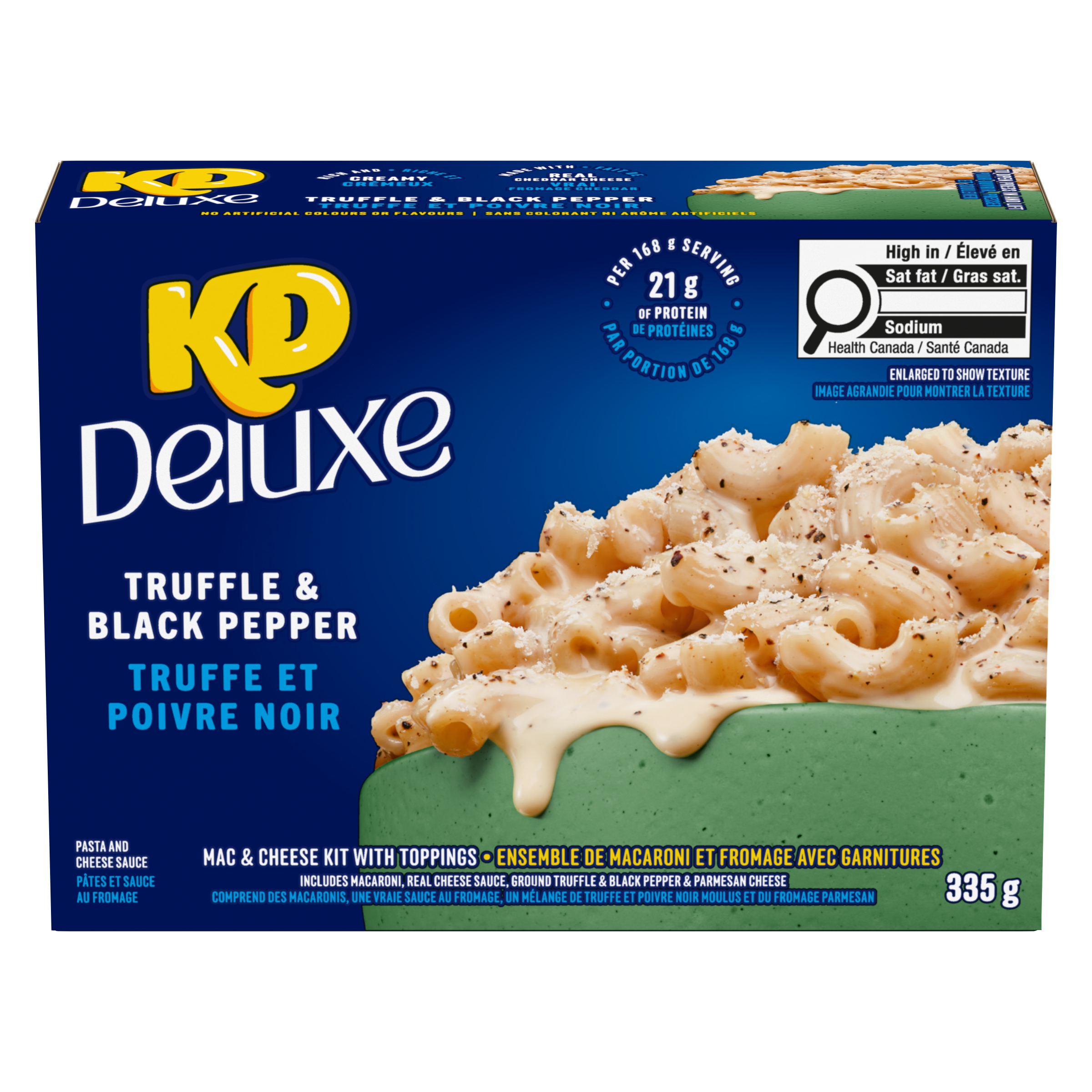 Fromage Rx Color Macaroni au fromage à la truffe et poivre noir | KRAFT DINNER | Canada ...