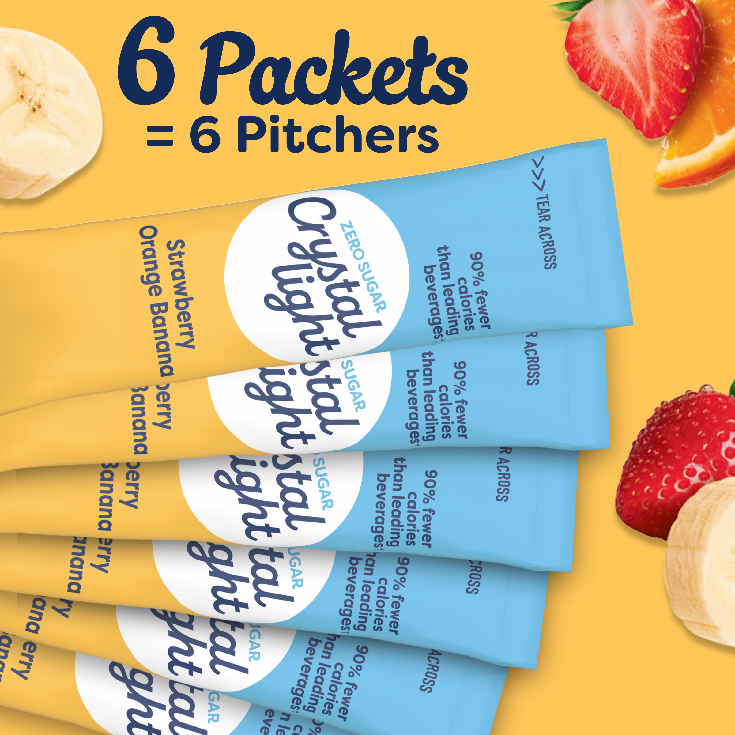 Strawberry Orange Banana Artificially Flavored Powdered Drink Mix