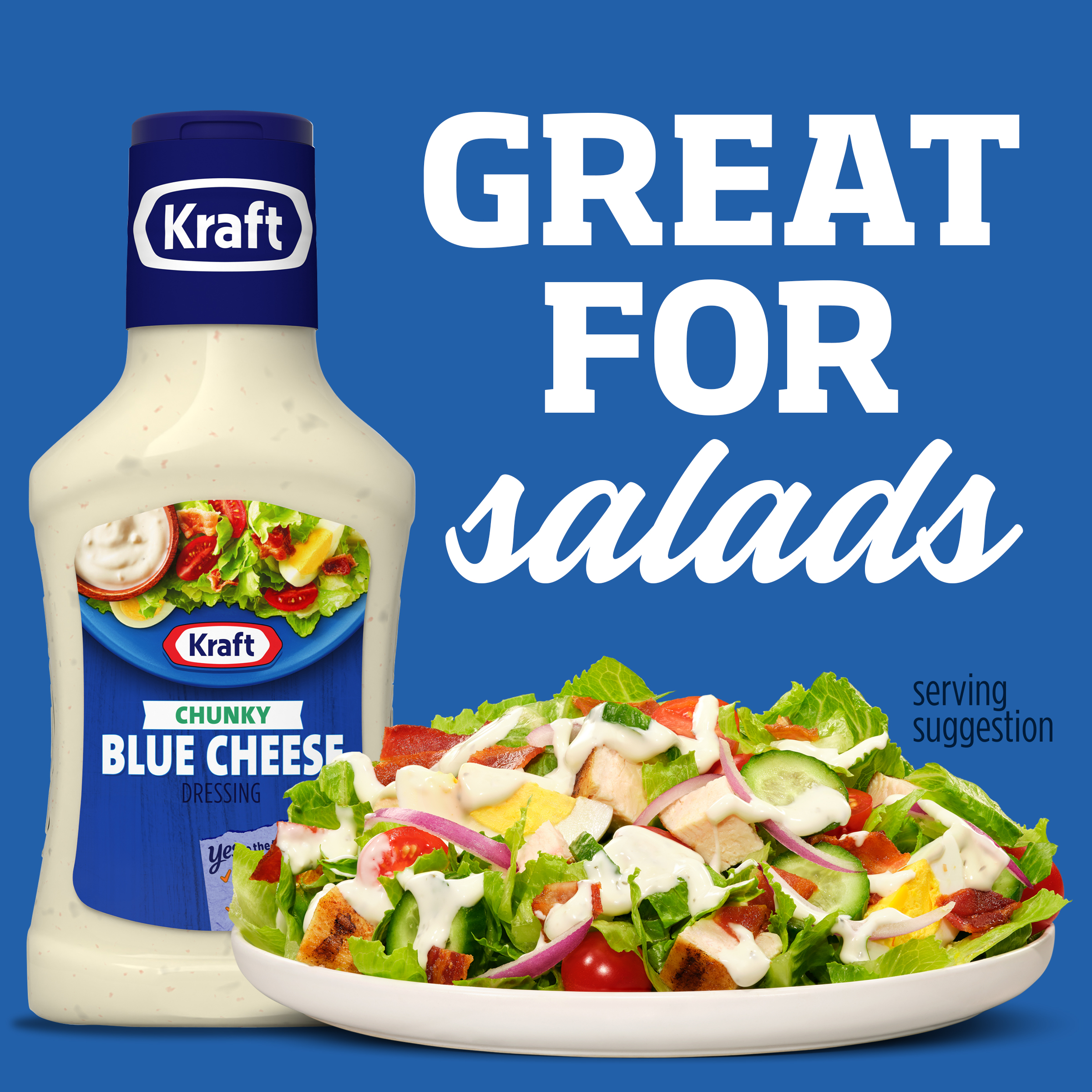 atk blue cheese dressing Chunky | KRAFT SAUCES | United States | Products Goldara | Black Bardot-Neck Size:SP-Large (4X) Color_white its great for dipping