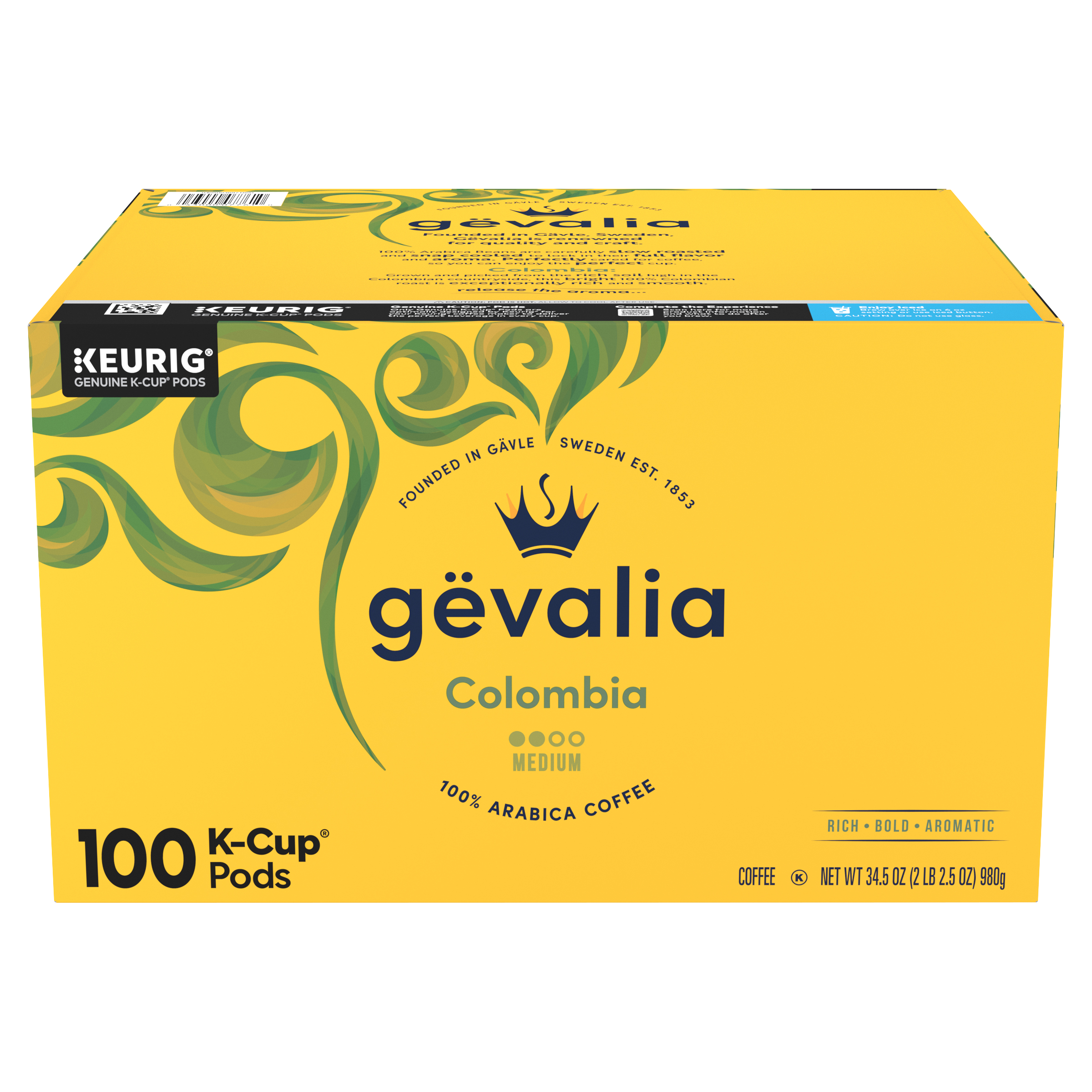 Colombia Medium Roast K-Cup® Coffee Pods | GEVALIA | United States